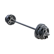 US Weight 43 LB Barbell Weight Set with 55" Adjustable Bar