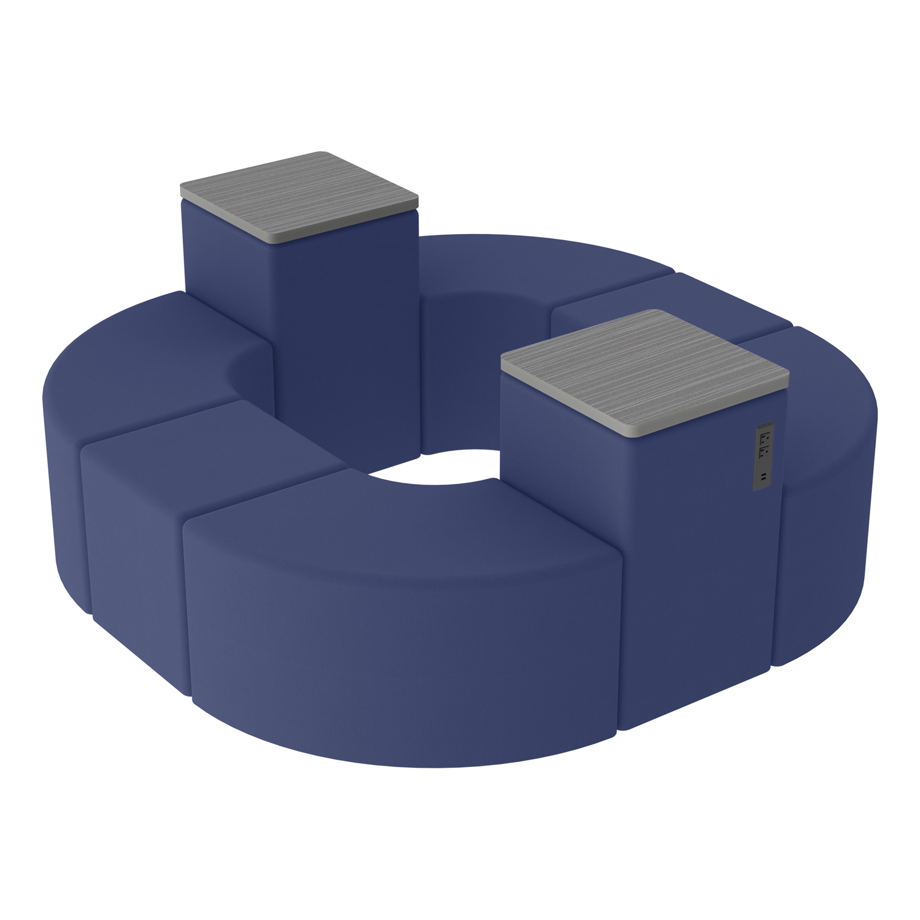 Pro Series Recharge Halo Hub, 8-Piece Set - Navy/Cosmic Strandz