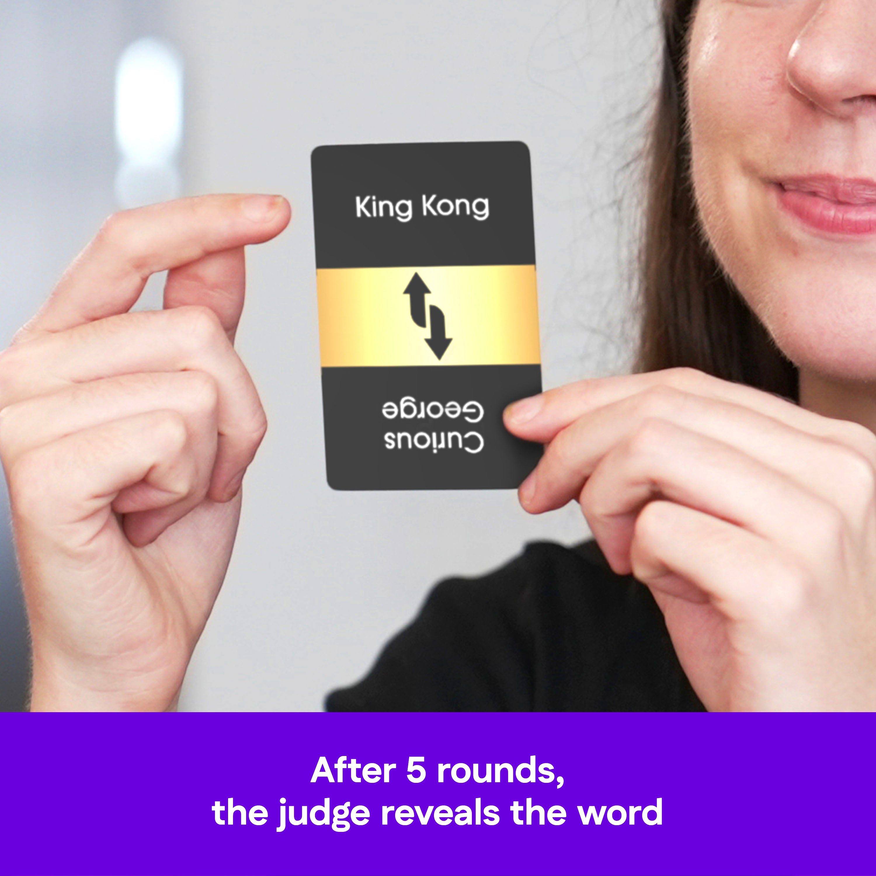 Spin Master Games, Hard to Get, Find the Secret Word Clue Card Game with Hilarious & Challenging Prompts, Easy Indoor Activity, for Adults & Teens, 2-10 Players, Ages 14 & Up