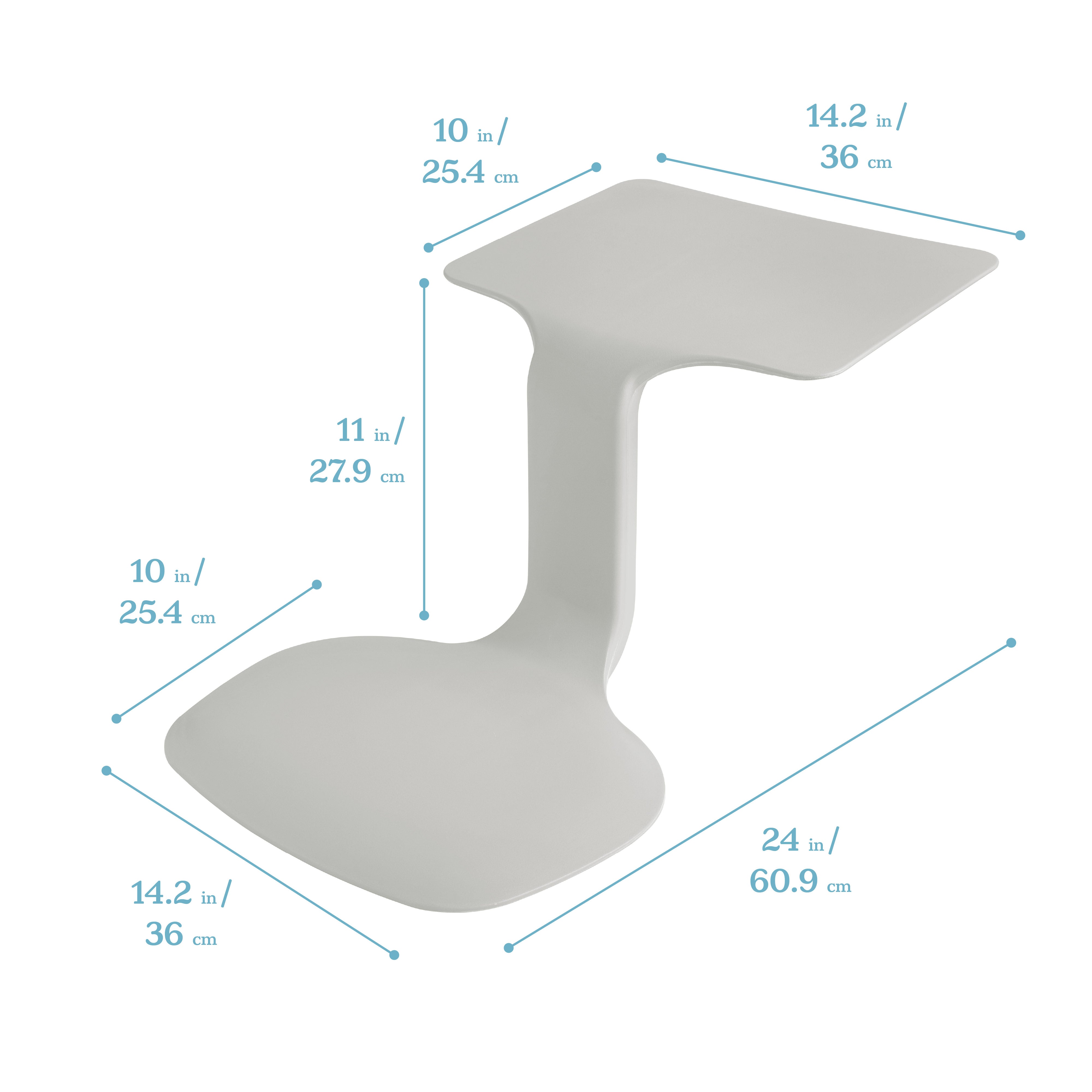 The Surf Portable Lap Desk 10-Pack - Light Grey