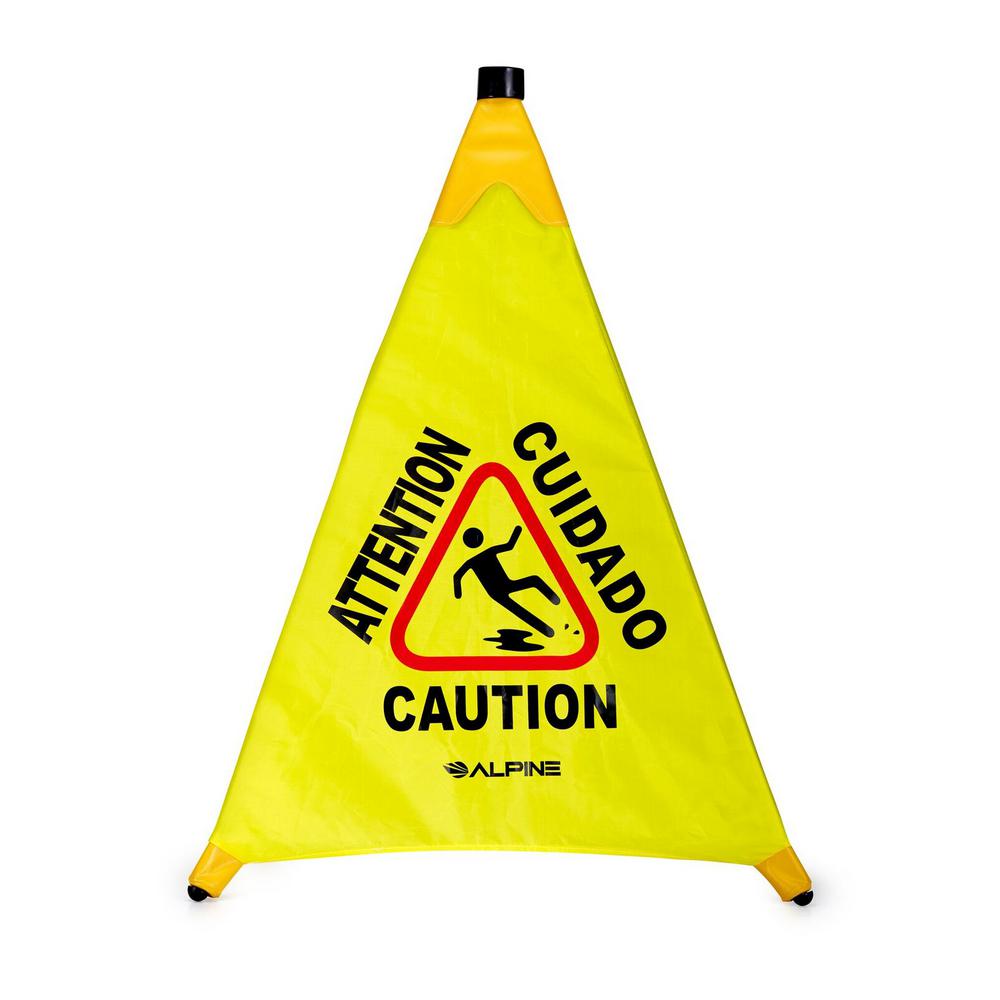 Alpine Industries 20  Pop-Up Wet Floor Sign
