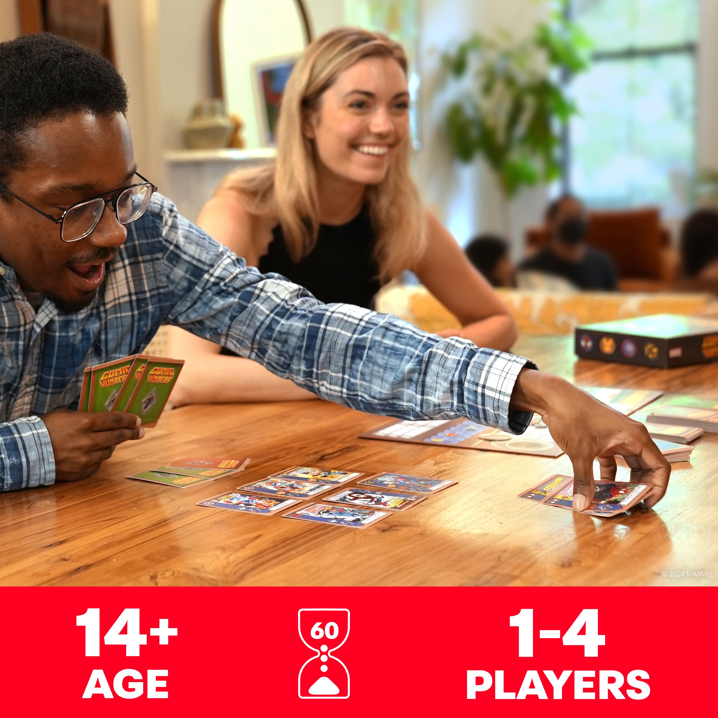 Spin Master Games, Marvel Comic Hunters, Comic Collecting Strategy Card Game for Fans of Marvel Rivals & Action Movies, 1-4 Players, for Ages 14 & Up