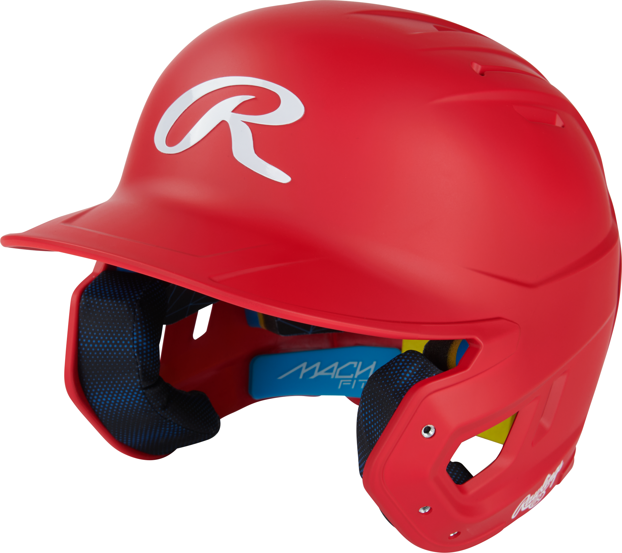Rawlings Mach Fit Matte Osfm Batting Helmet - Scarlet