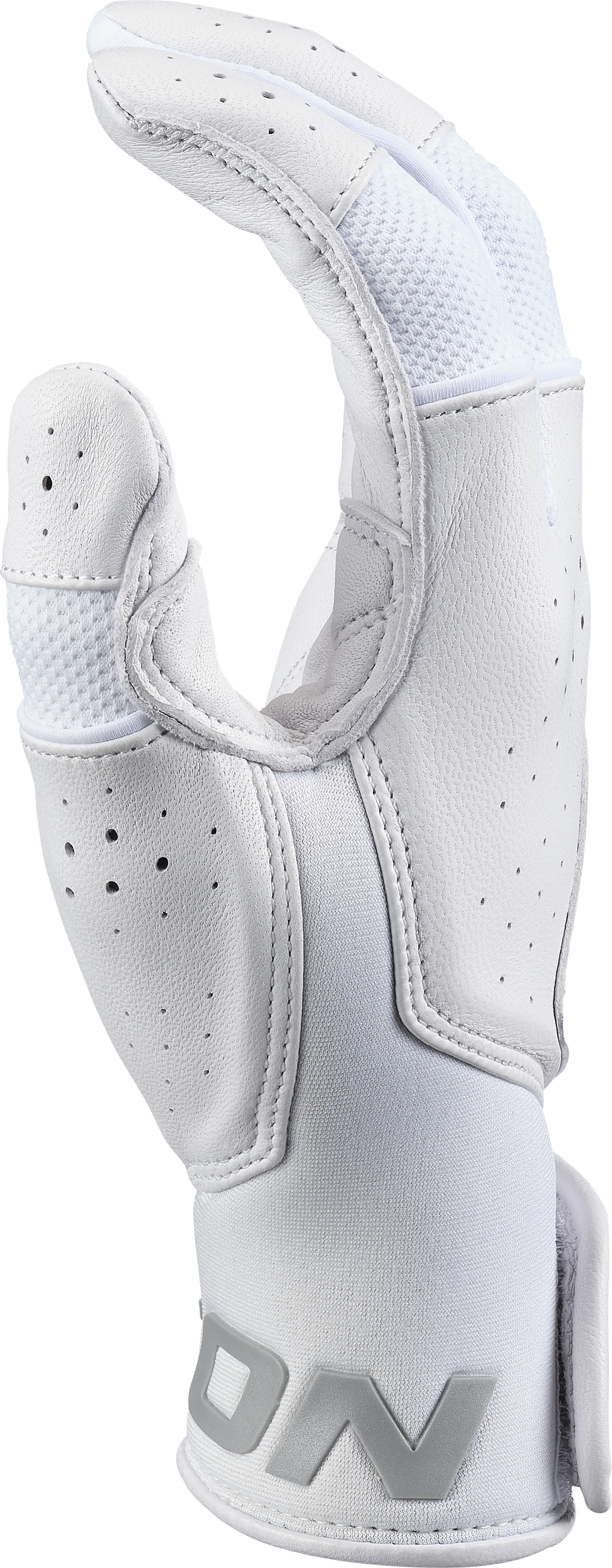 Easton Adult Mav Pro Batting Gloves - Small - White/White