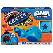 Spin Master Games, Left Center Right Giant Edition, Family Game for Indoor & Outdoor Fun with Big Oversized Board, for Family and Kids, 2-4 Players, Ages 6 & Up