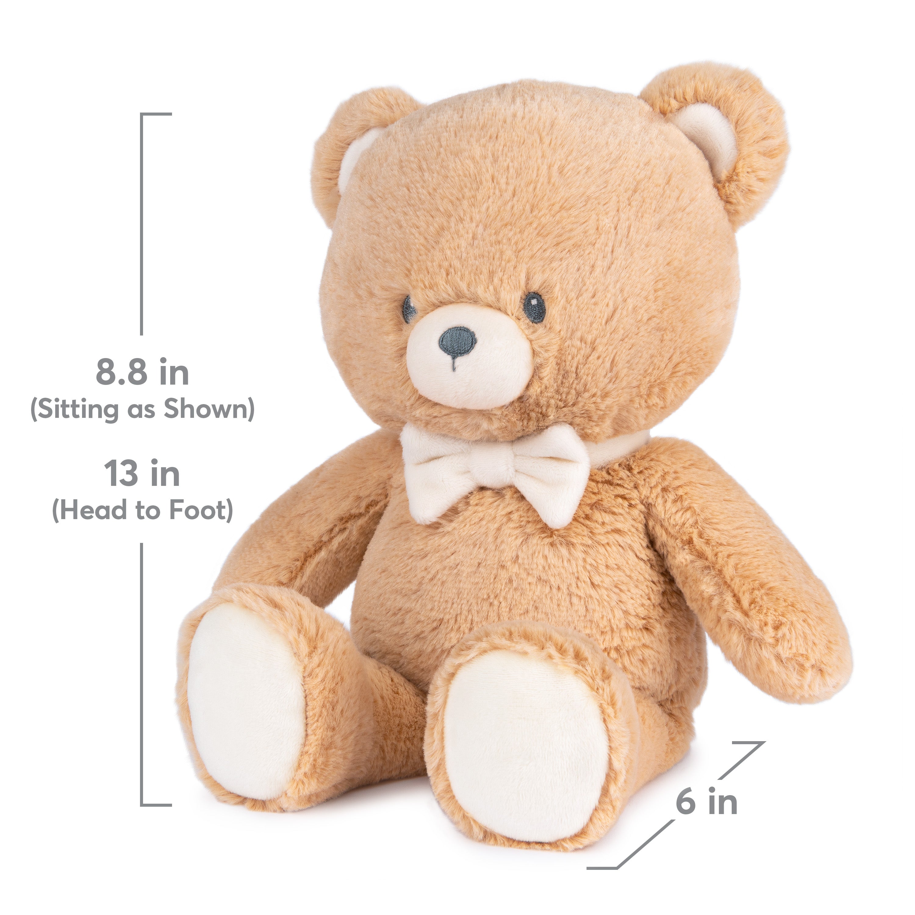 Baby GUND Sustainable Teddy Bear Plush, Stuffed Animal Made from Recycled Materials, Gift for Babies and Newborns, Brown, 13”