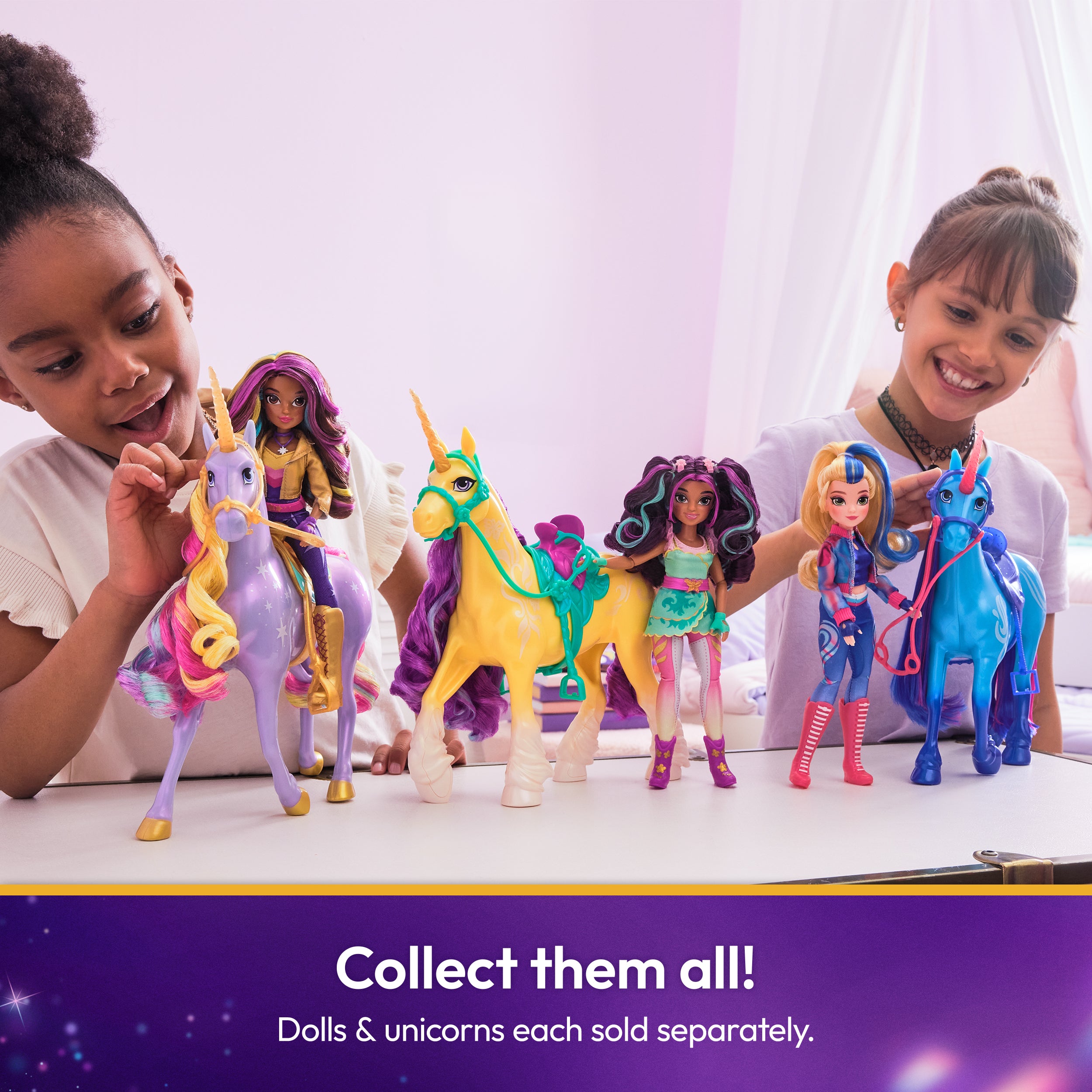 Unicorn Academy, Sophia Doll with 6 Accessories, 9.5”, Dolls & Unicorn Toys for Girls Ages 4 and up