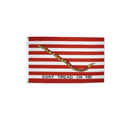 1st Navy Jack Flag 3x5 ft. Nyl-Glo Dyed Design