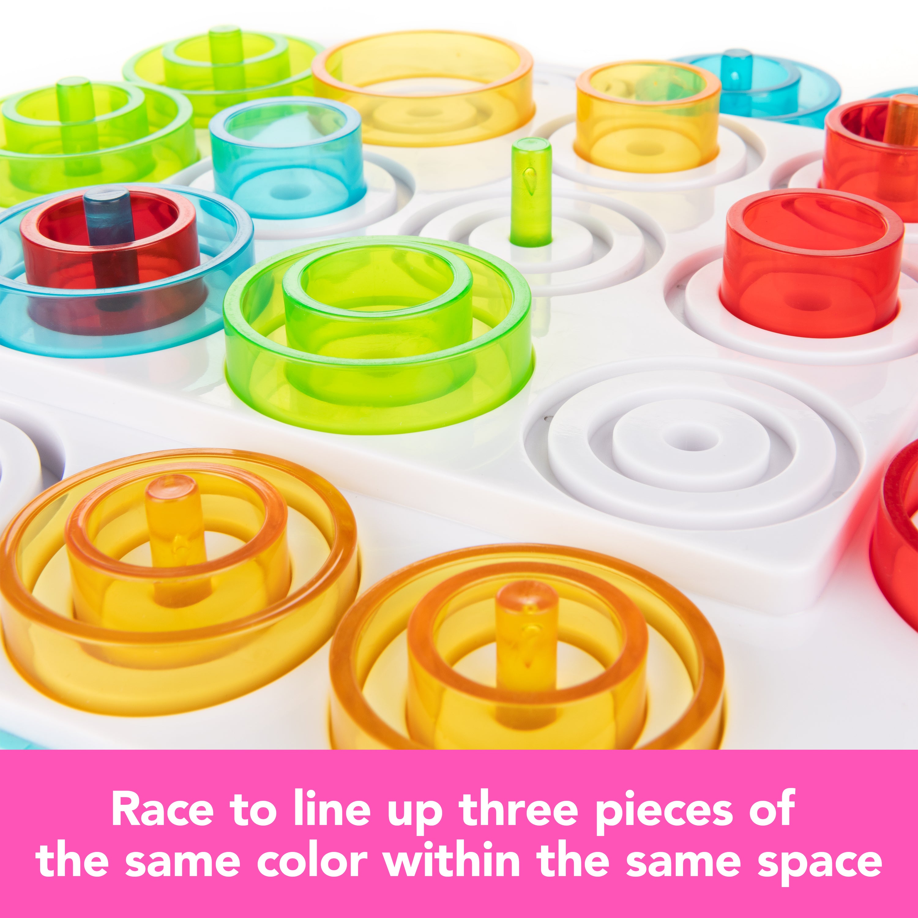 Spin Master Games, Otrio Strategy-Based Board Game, Classic Game, Advanced Tic Tac Toe STEM Activity, 2 Players, for Ages 8 & Up