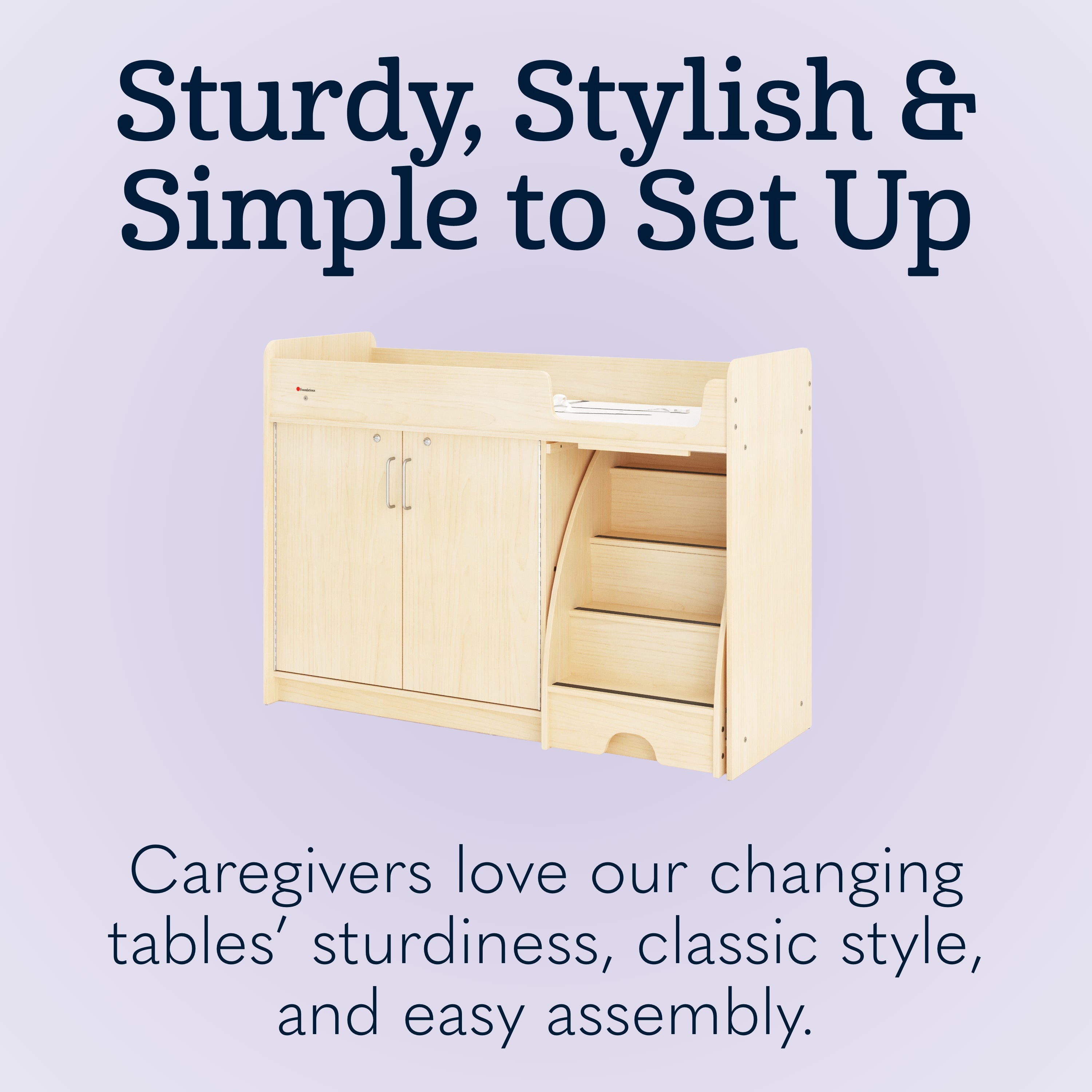 SafeStep Changing Table Right Stairs