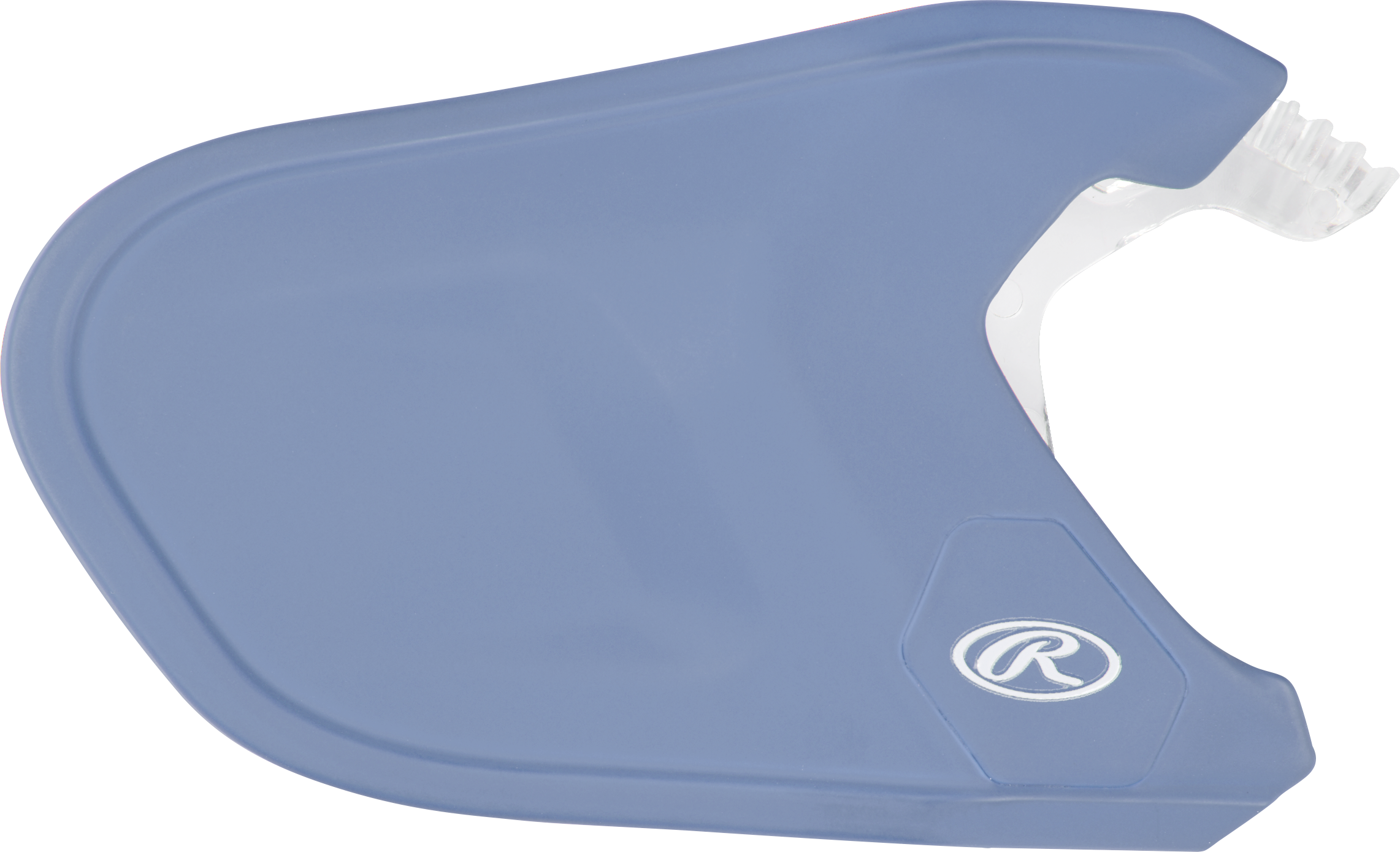 Rawlings Mach Adjust Lhb Matte Jaw Guard  - Columbia Blue
