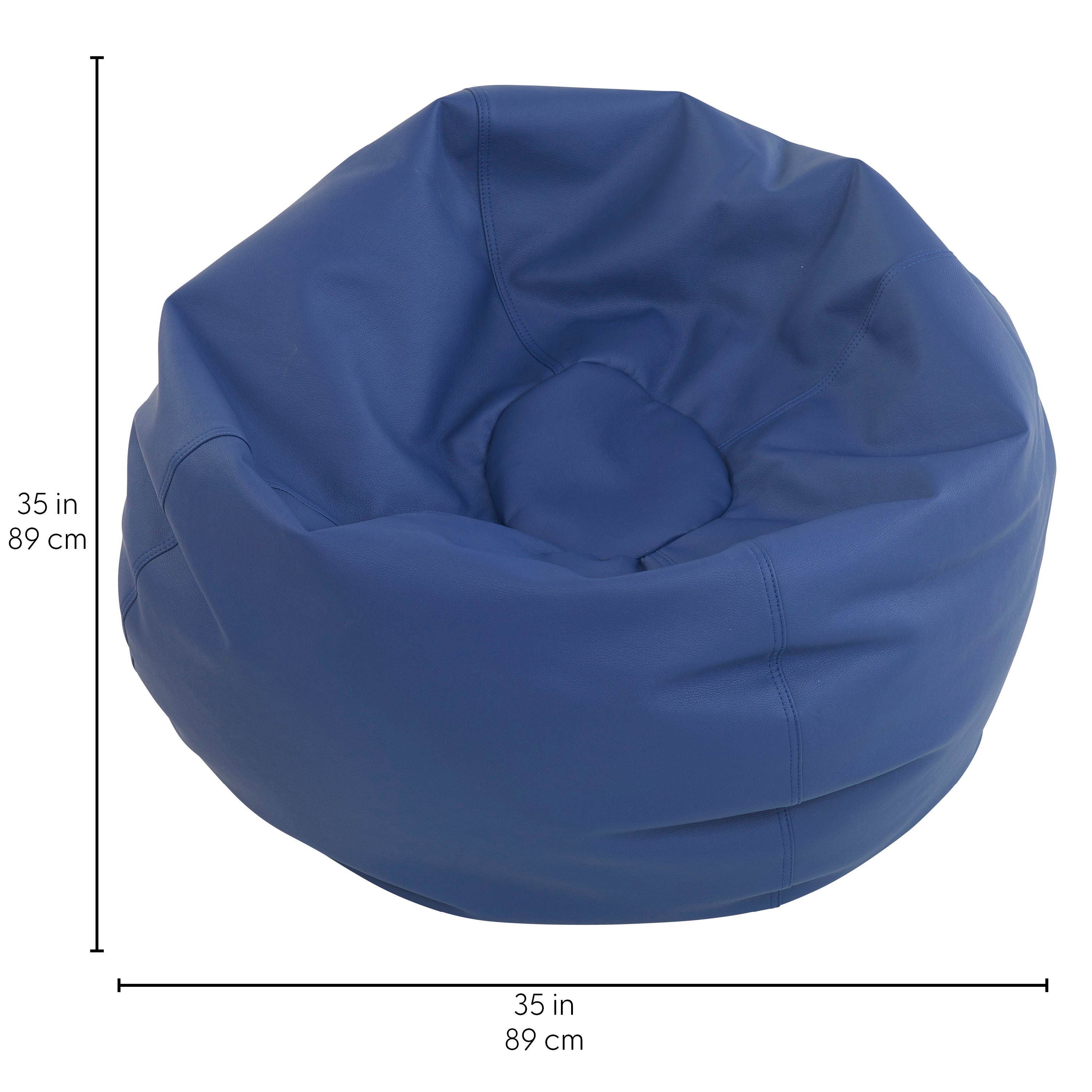 SoftScape Classic 35" Standard Bean Bag - Navy