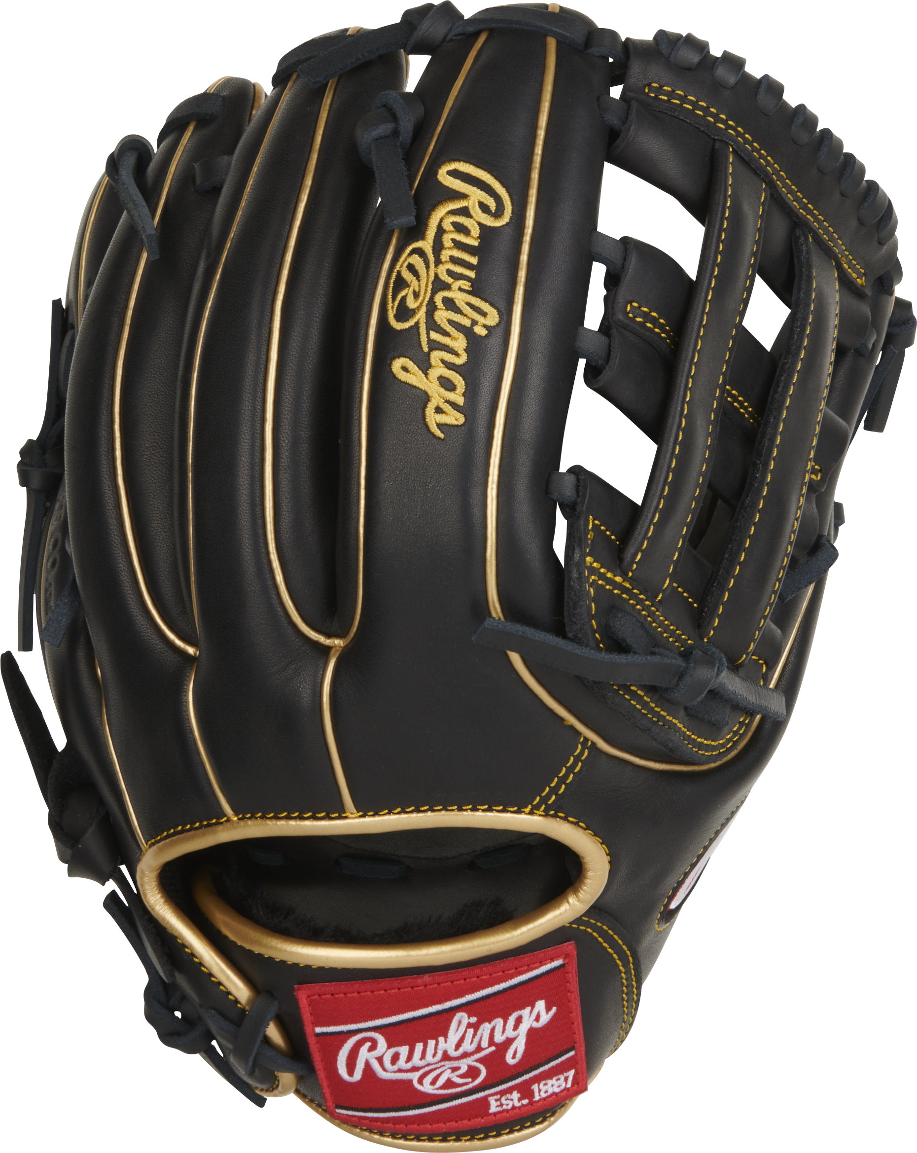 Rawlings R9 Baseball Series 11.75-Inch Baseball Glove  - Right Hand Thrower - Black