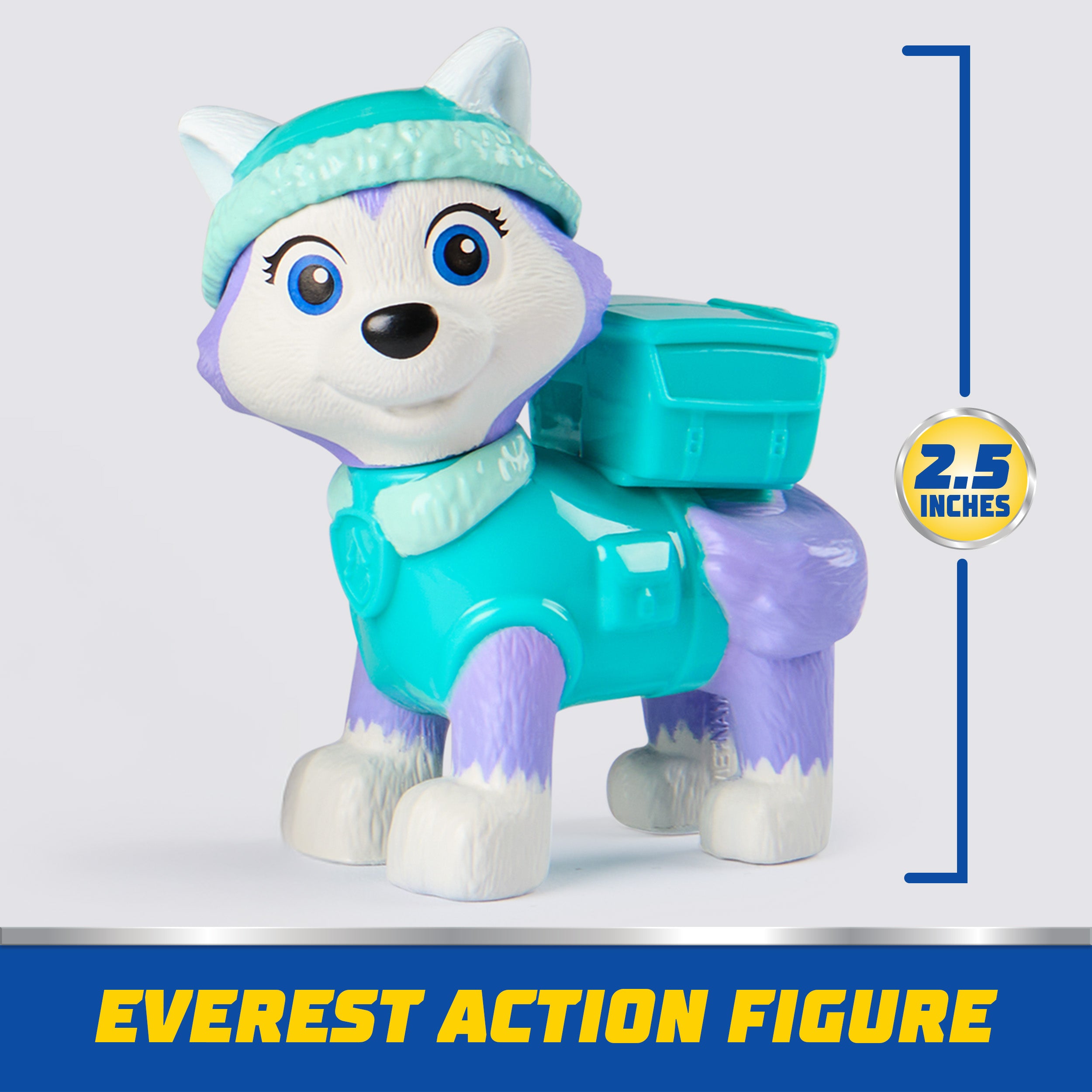 PAW Patrol, Everest’s Snow Plow, Toy Vehicle with Collectible Action Figure, Sustainably Minded Kids Toys for Boys & Girls Ages 3 and Up