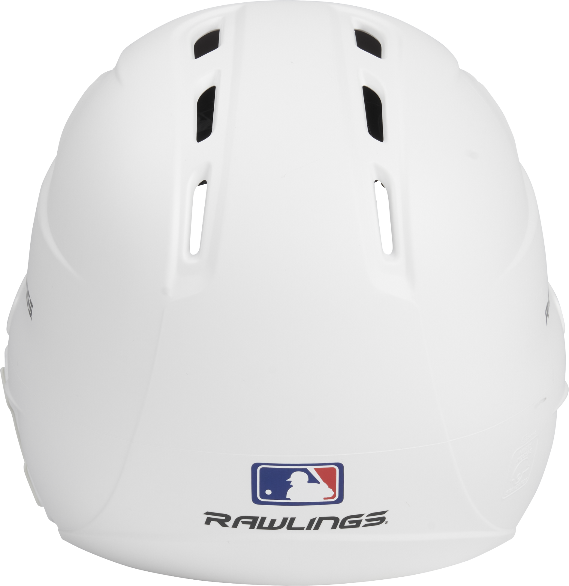 Rawlings R16 Matte Junior 1-Tone Baseball Helmet With Reversible Extension - White