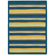 Yipes Stripes 7'8" x 10'9" area rug in color Bold