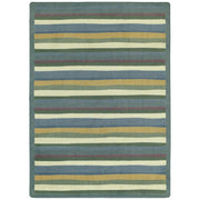 Yipes Stripes 3'10" x 5'4" area rug in color Soft