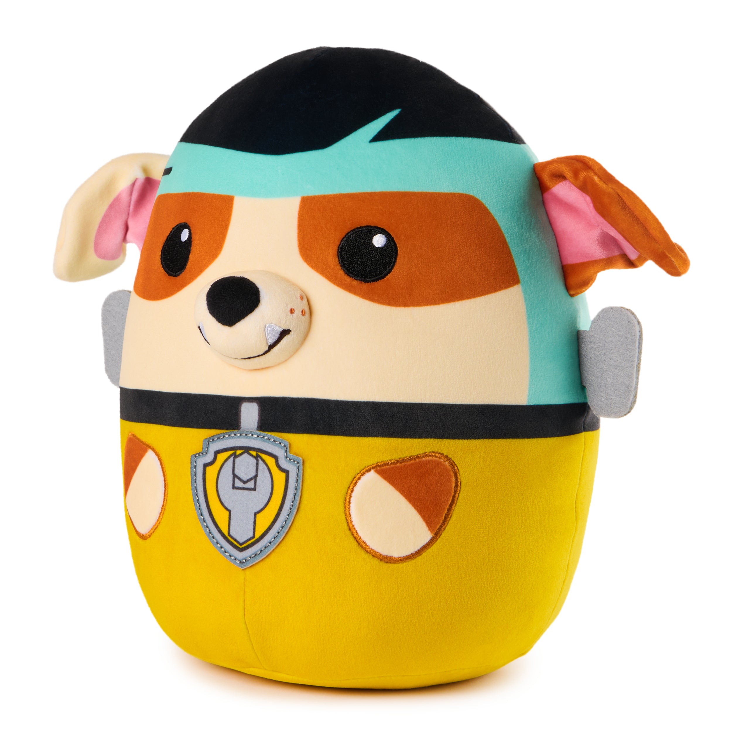 PAW Patrol Franken Rubble Squish Plush, Official Toy from the Hit Cartoon, Special Edition Squishy Stuffed Animal for Ages 1 and Up, 12”