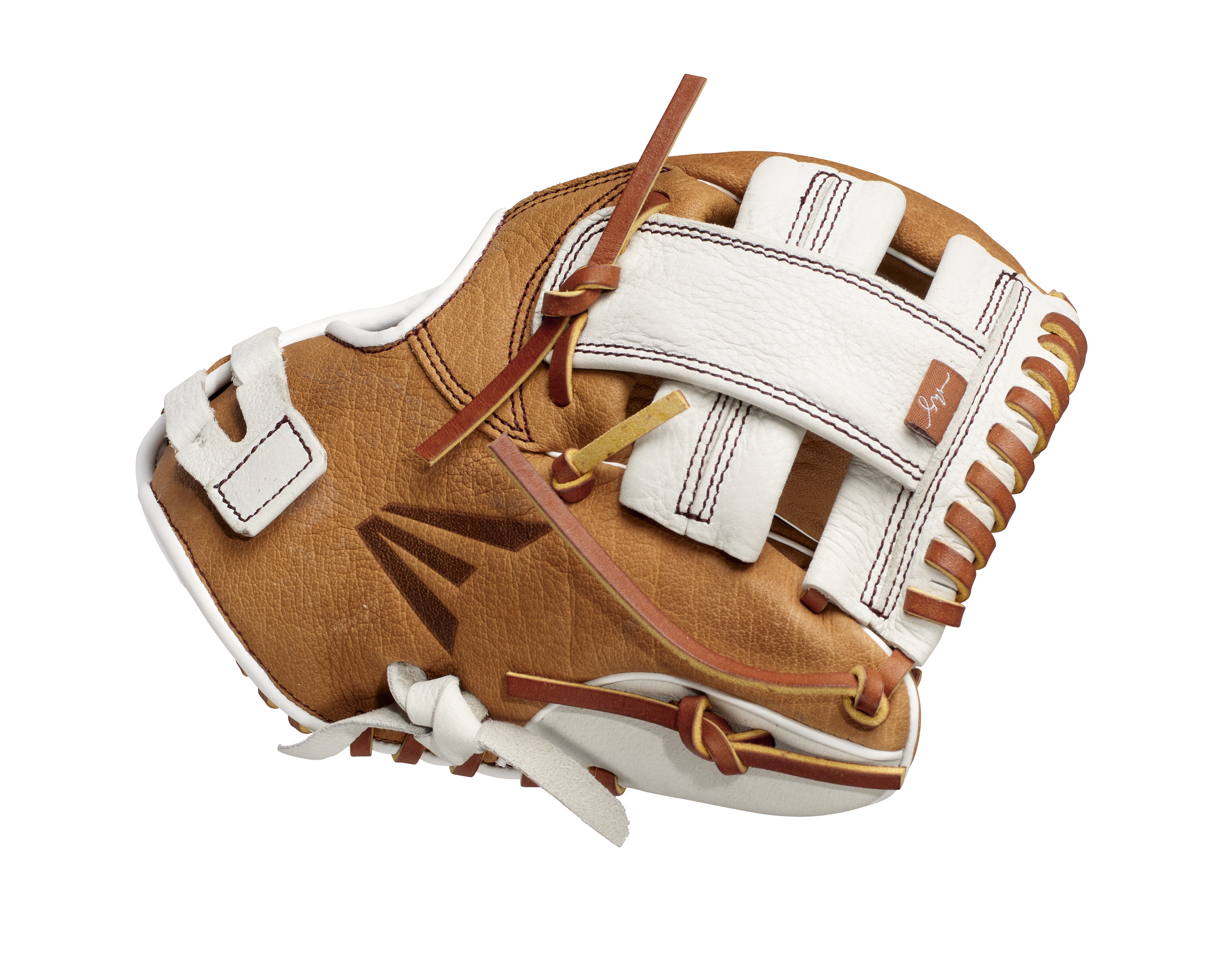Easton Morgan Stuart Groundwork Training Series Mini 10-Inch Softball Glove - Right Hand Thrower - Tan