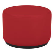 Pro Series Upholstered 18" Round Ottoman Rocker 12" Height - Crimson