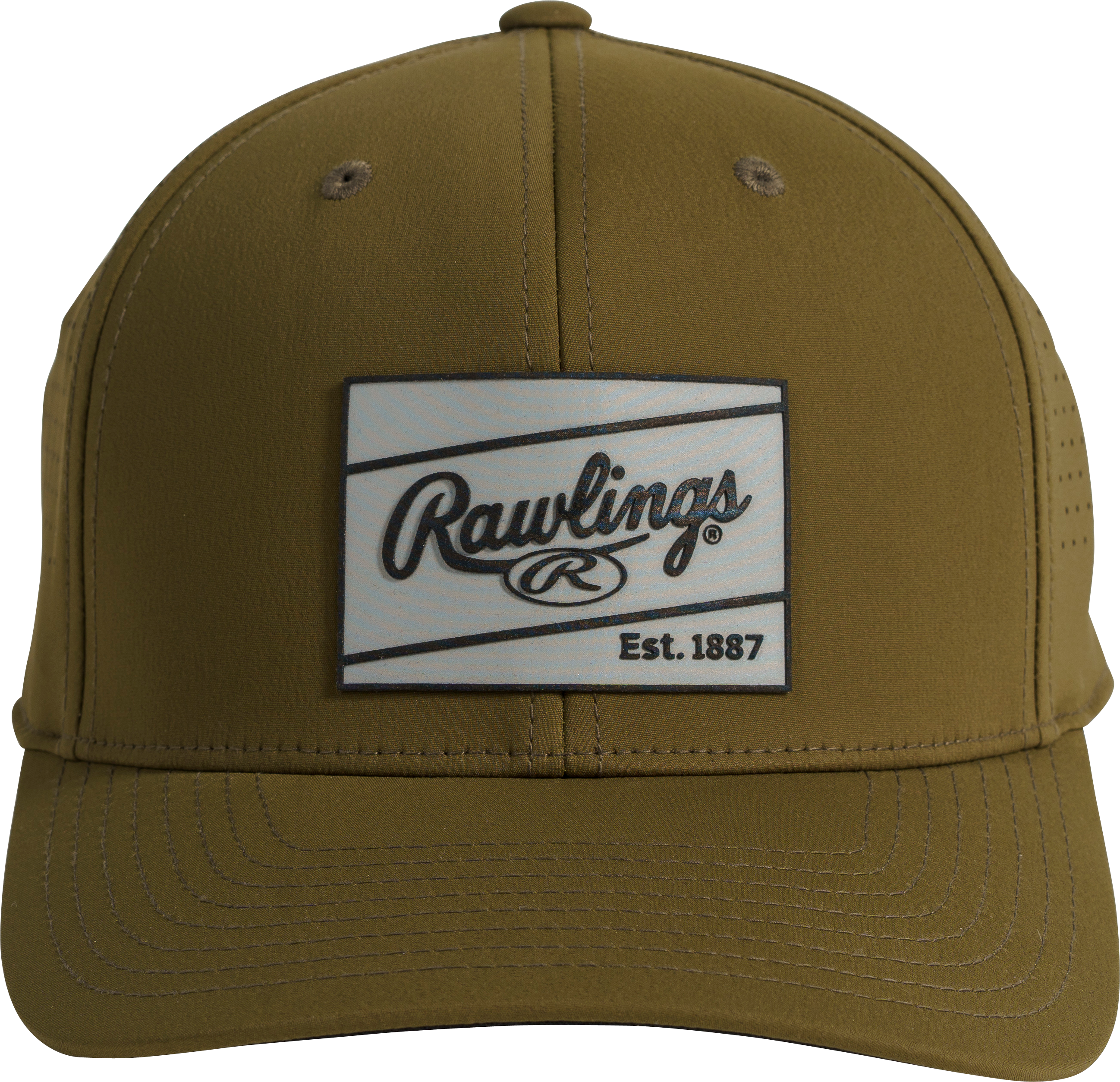 Rawlings Performance Hat - Snap Back - Military Green