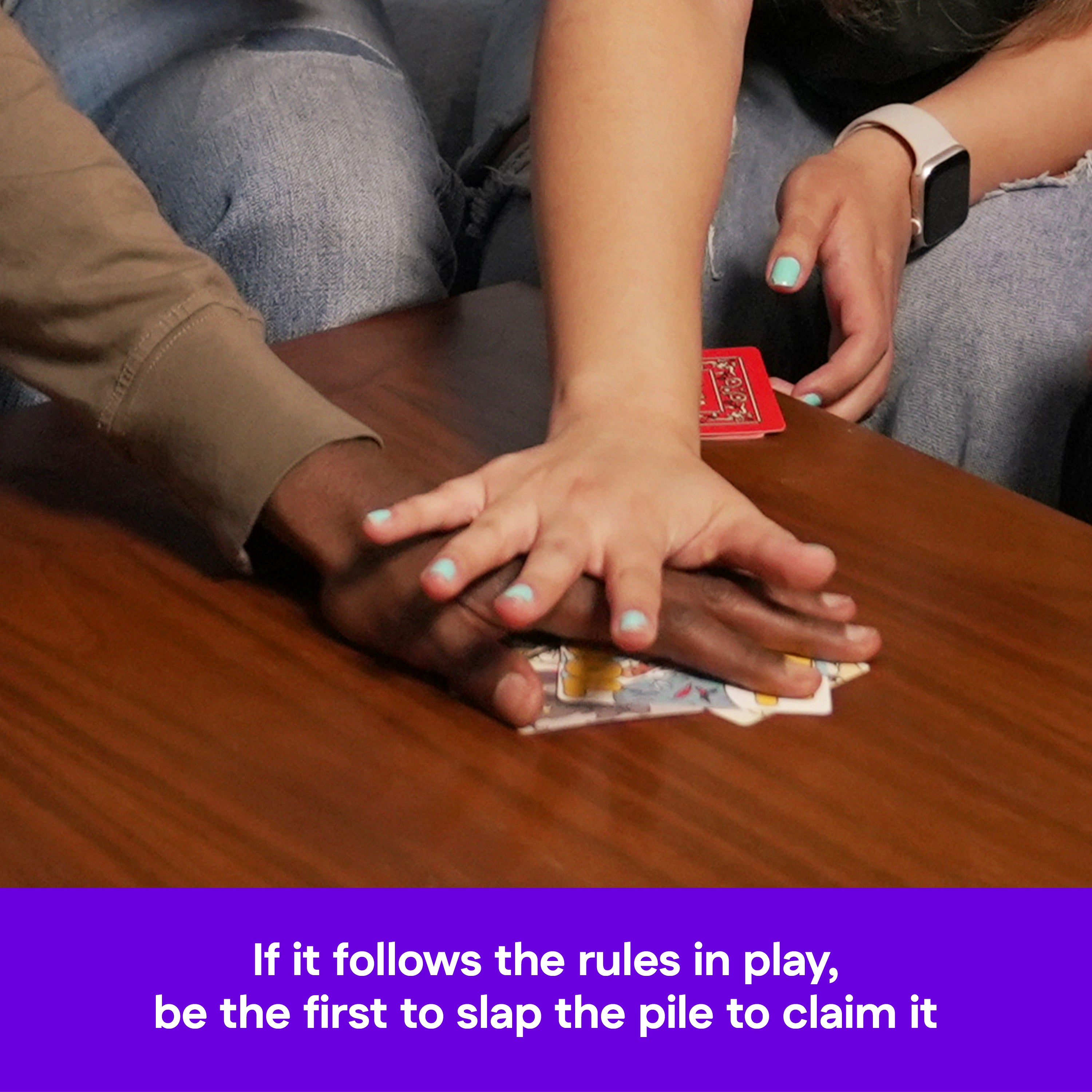 Spin Master Games, Cool Cool Cool The Card Game: A Fast-Paced Sick Card Slapping Battle, Fun Activity for Teens, Adults & Family Game Night, 2-6 Players, for Ages 7 & Up