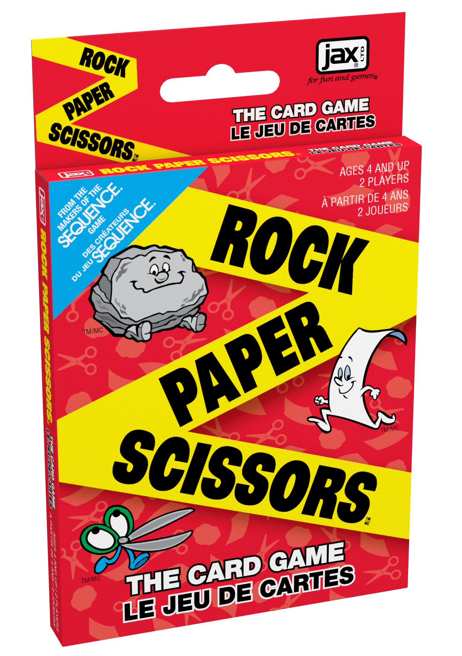 Rock, Paper, Scissors™ Card Game (Peggable)