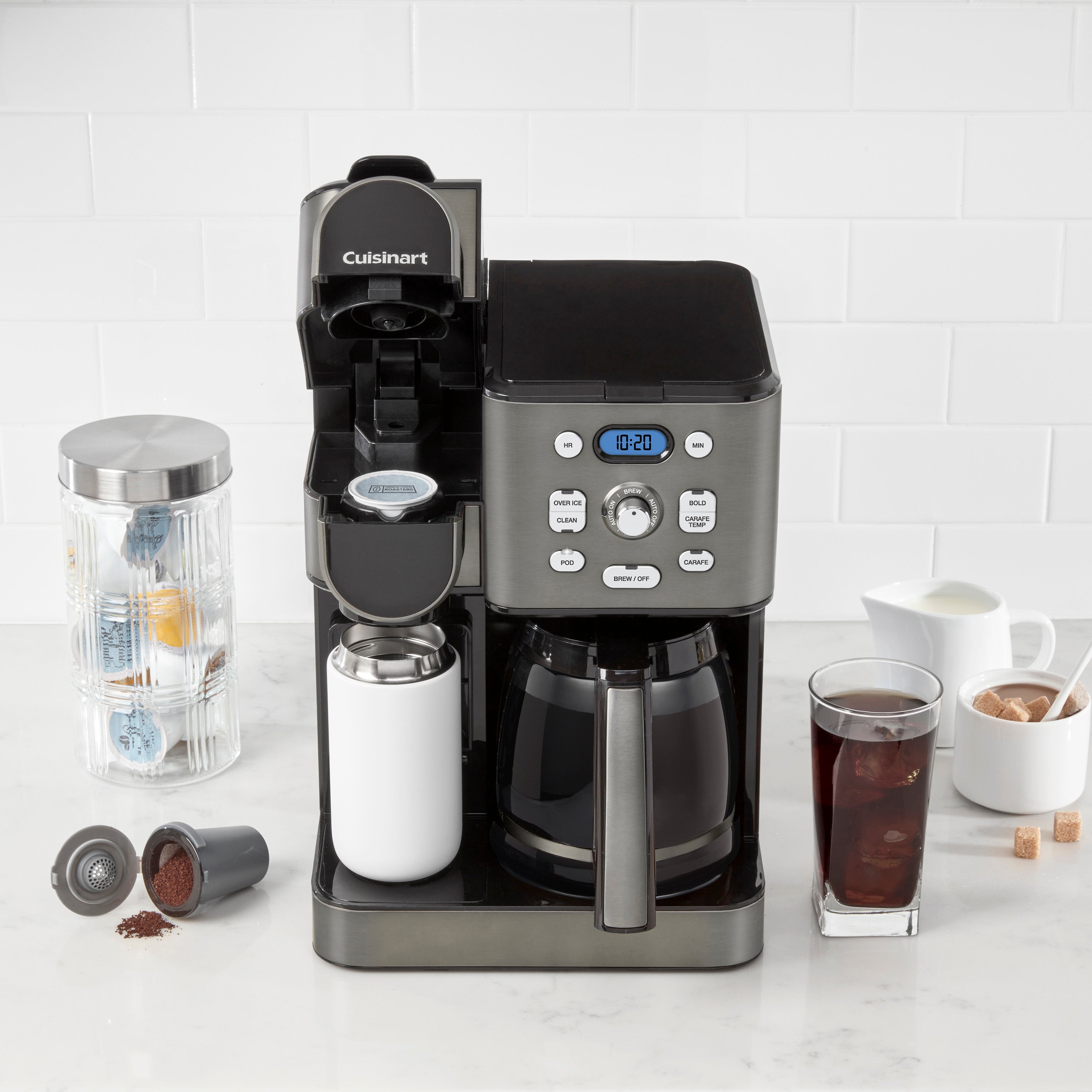 Coffee Center® 2-in-1 Coffee Maker Black Stainless