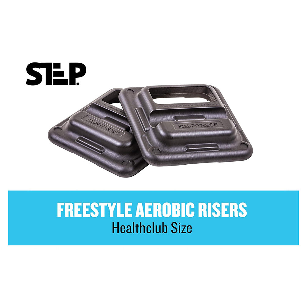 Freestyle Health Club Size Risers (2 Black Blocks)