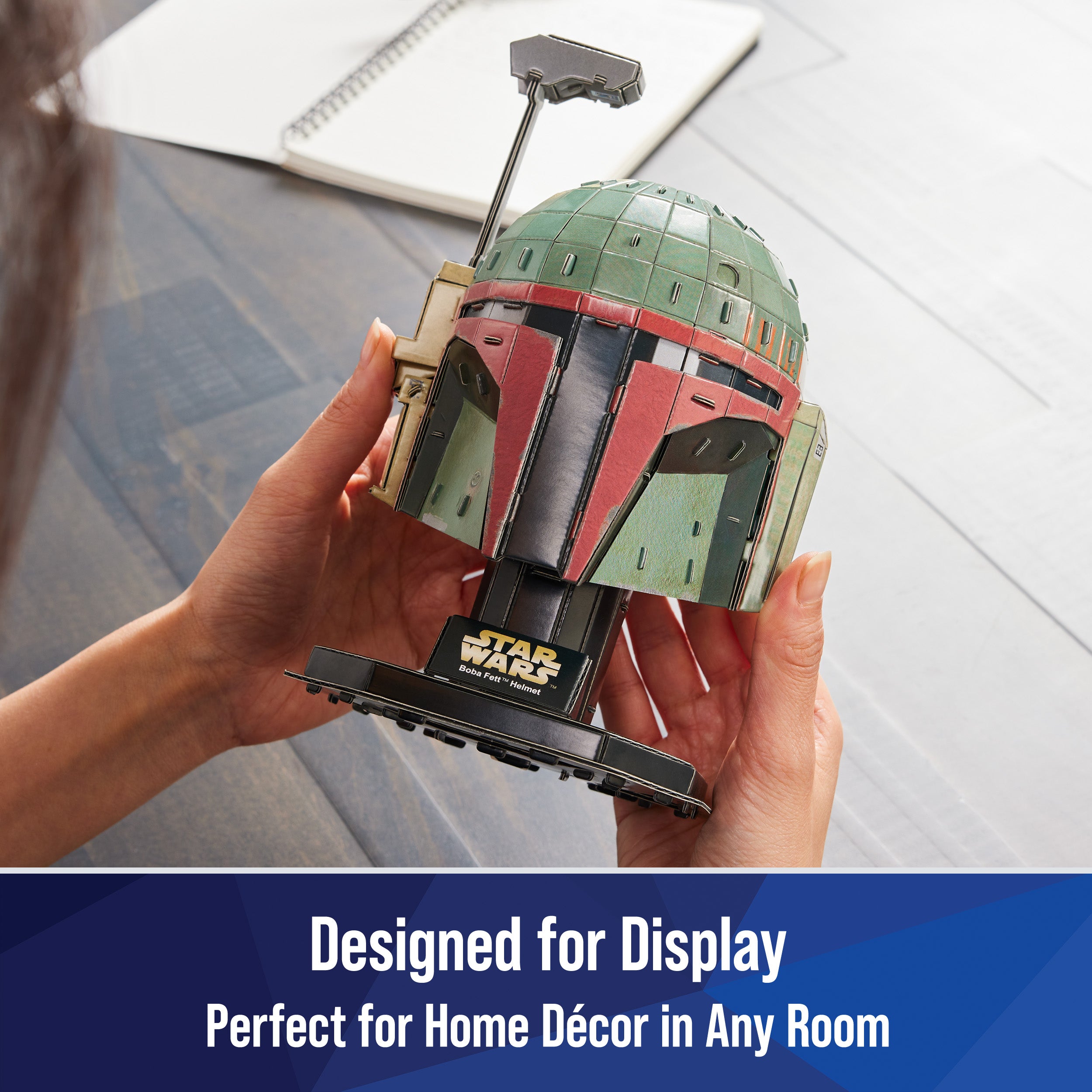 4D Build, Star Wars Boba Fett 3D Model Kit, Star Wars Collectibles & Desk Decor, Adult Puzzle, Building Toys, 93 Pieces, 3D Puzzles for Ages 12 & Up