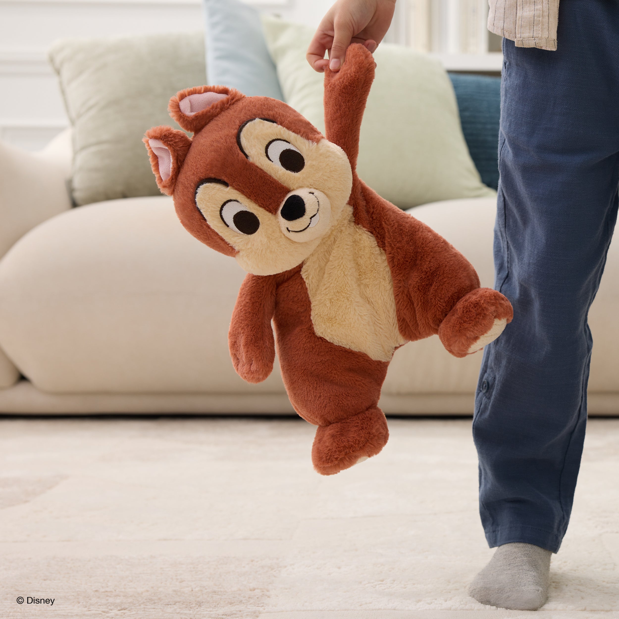 GUND Disney Official Chip Oh So Snuggly Plush, Disney Chip and Dale Plushies, Chipmunk Stuffed Animal for Babies and Infants, Brown, 12.5”