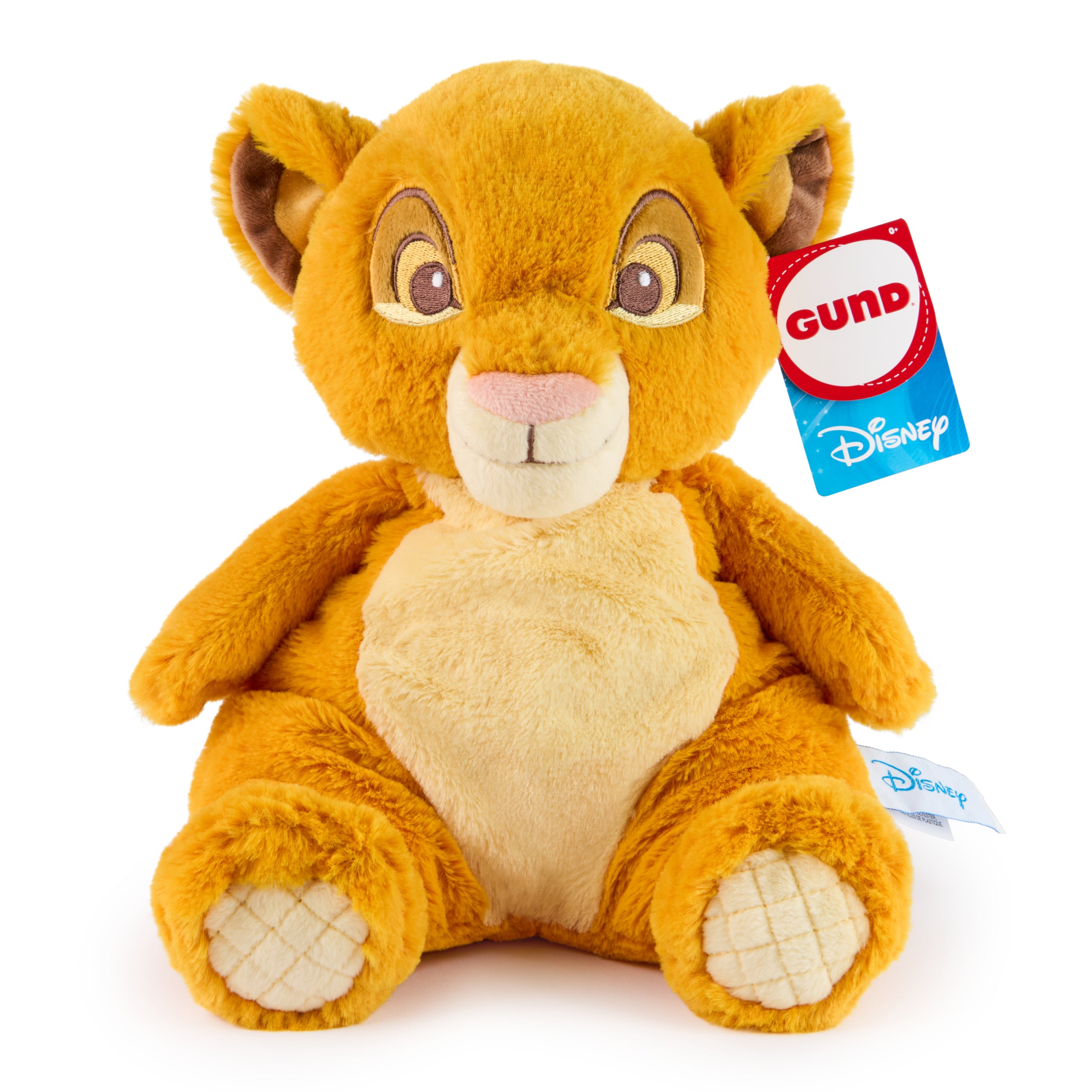 GUND Disney Official Simba Oh So Snuggly Plush, The Lion King, Lion Stuffed Animal for Babies and Infants, Yellow, 12.5”