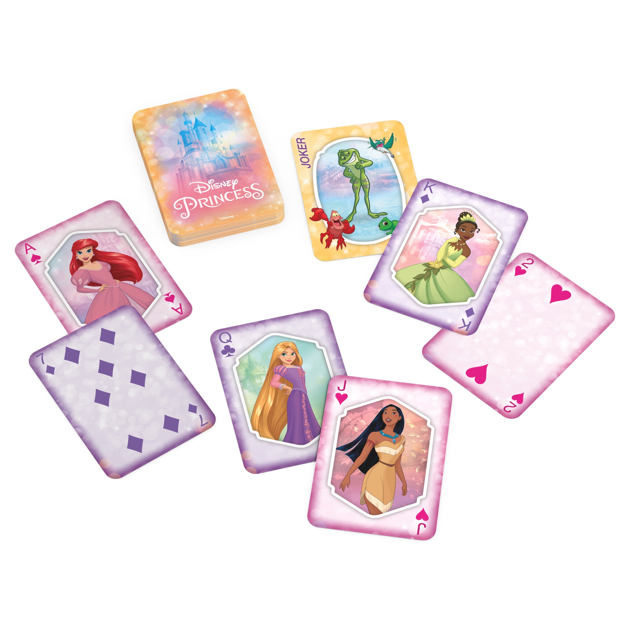 Deck of Playing Cards in Tin for Games Go Fish Old Maid Crazy 8’s Slapjack, for Kids Ages 4 and up Styles May Vary