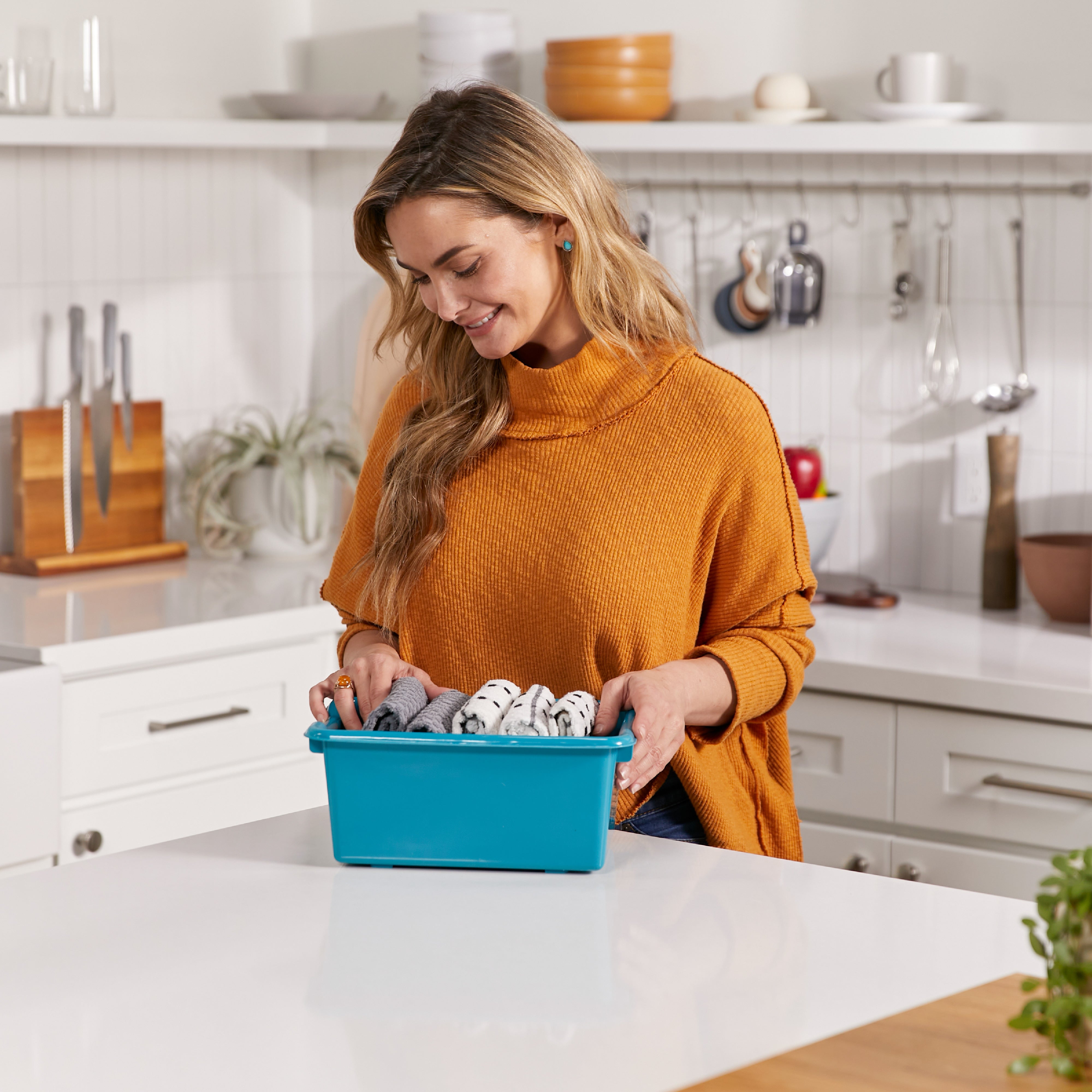 Scoop Front Storage Bins 15-Piece - Contemporary