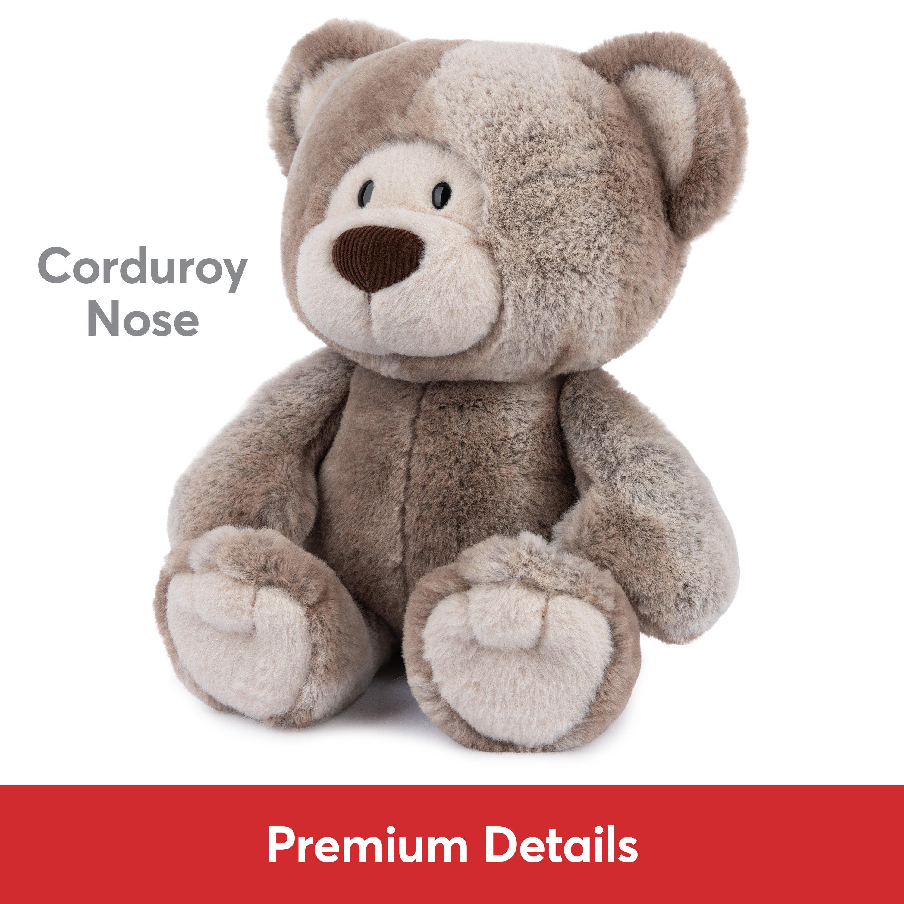 GUND Mukki Teddy Bear, Premium Stuffed Animal for Ages 1 and Up, Brown/Cream, 10"
