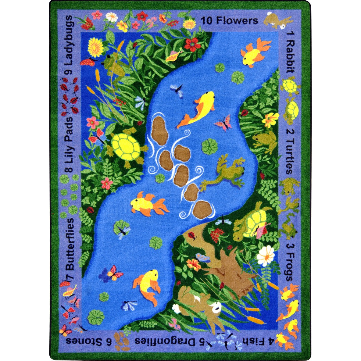 You Can Find 10'9" x 13'2" area rug in color Multi