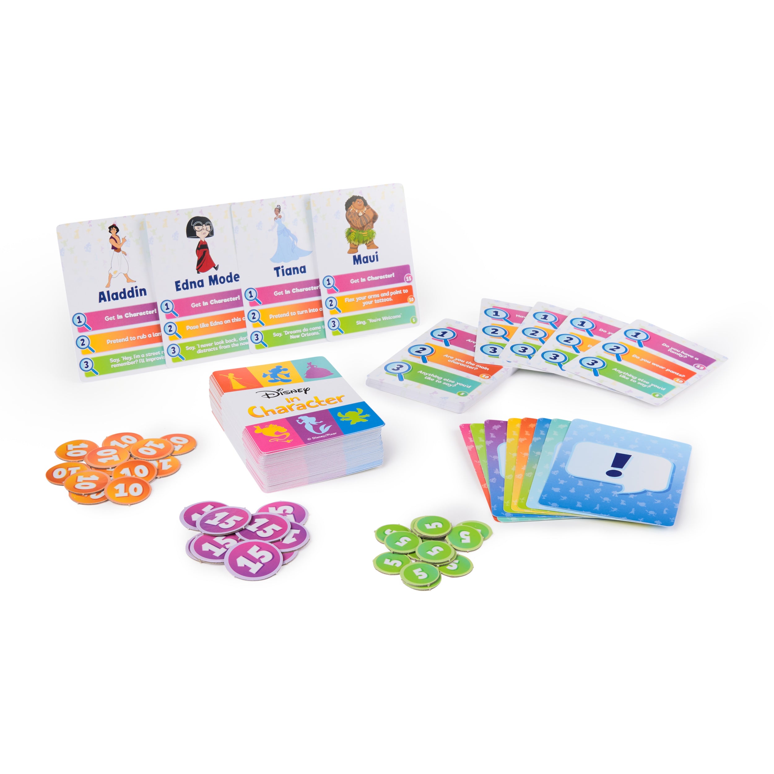 Spin Master Games, Disney in Character Card Game, Interactive Charades, Disney Trivia & More for Hilarious Family Fun, Indoor Activity, 2-4 Players, for Ages 8 & Up