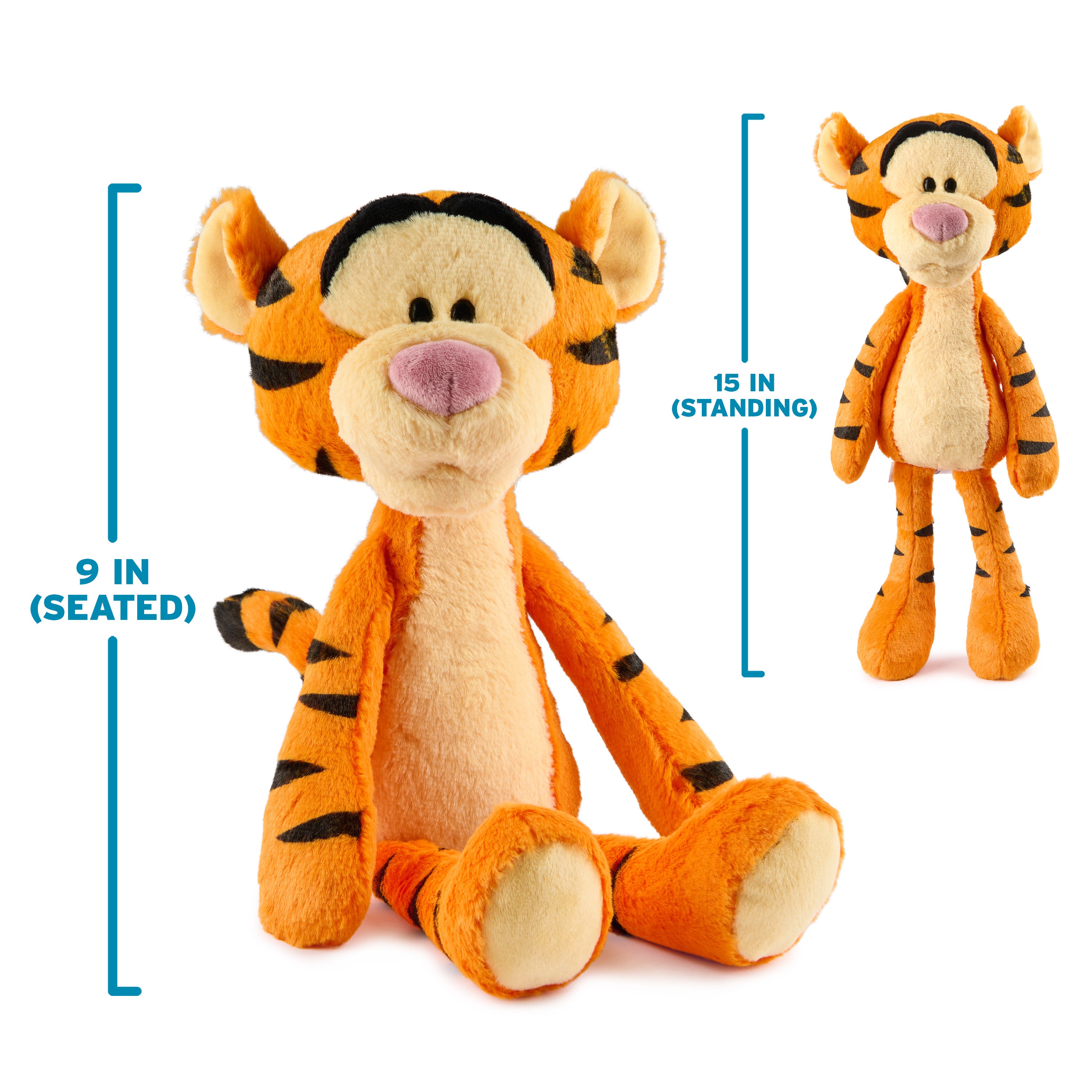 GUND Disney Official Tigger Toothpick Plush, Winnie the Pooh, Tigger Stuffed Animal for Ages 1 and Up, Orange, 15”