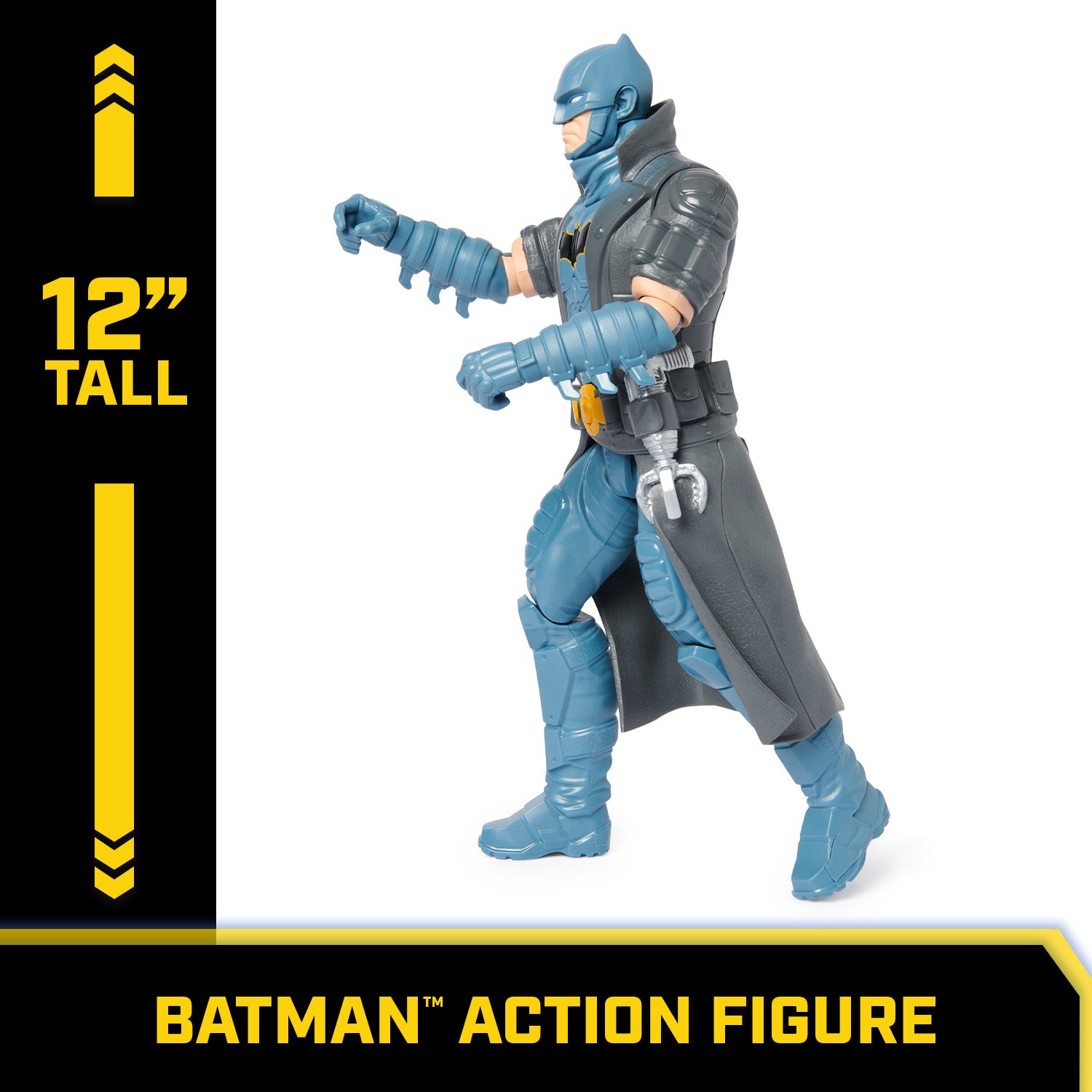 DC Comics, Batman Action Figure, 12-inch Super Hero Collectible Kids Toys for Boys and Girls, Ages 3 and Up
