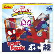 Spin Master Games, Marvel Spidey and His Amazing Friends Puzzles, Squishy Foam Puzzle, 25 Pieces, Spiderman Toys, for Ages 4 & Up