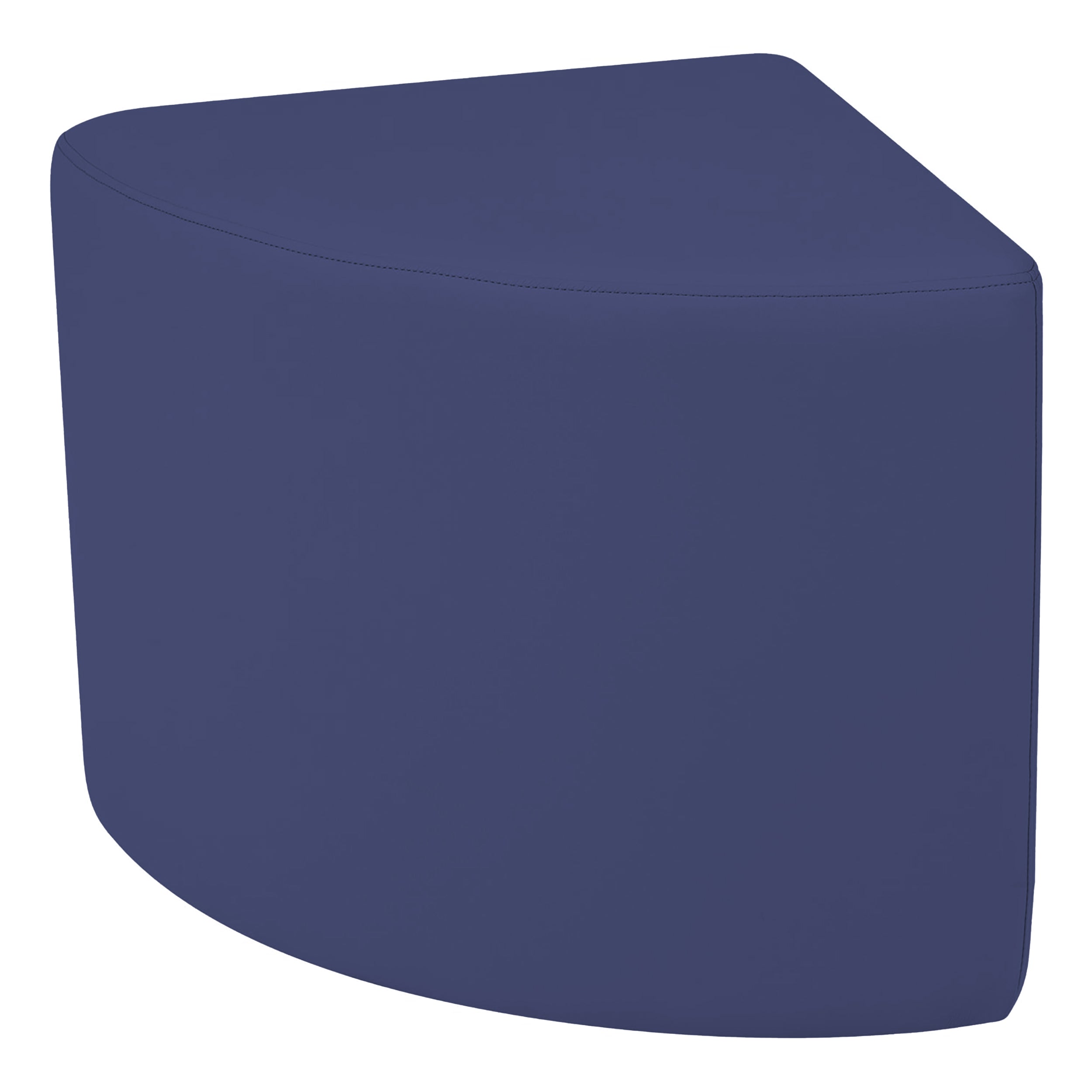 Pro Series Upholstered Pie Ottoman 18" Height - Navy