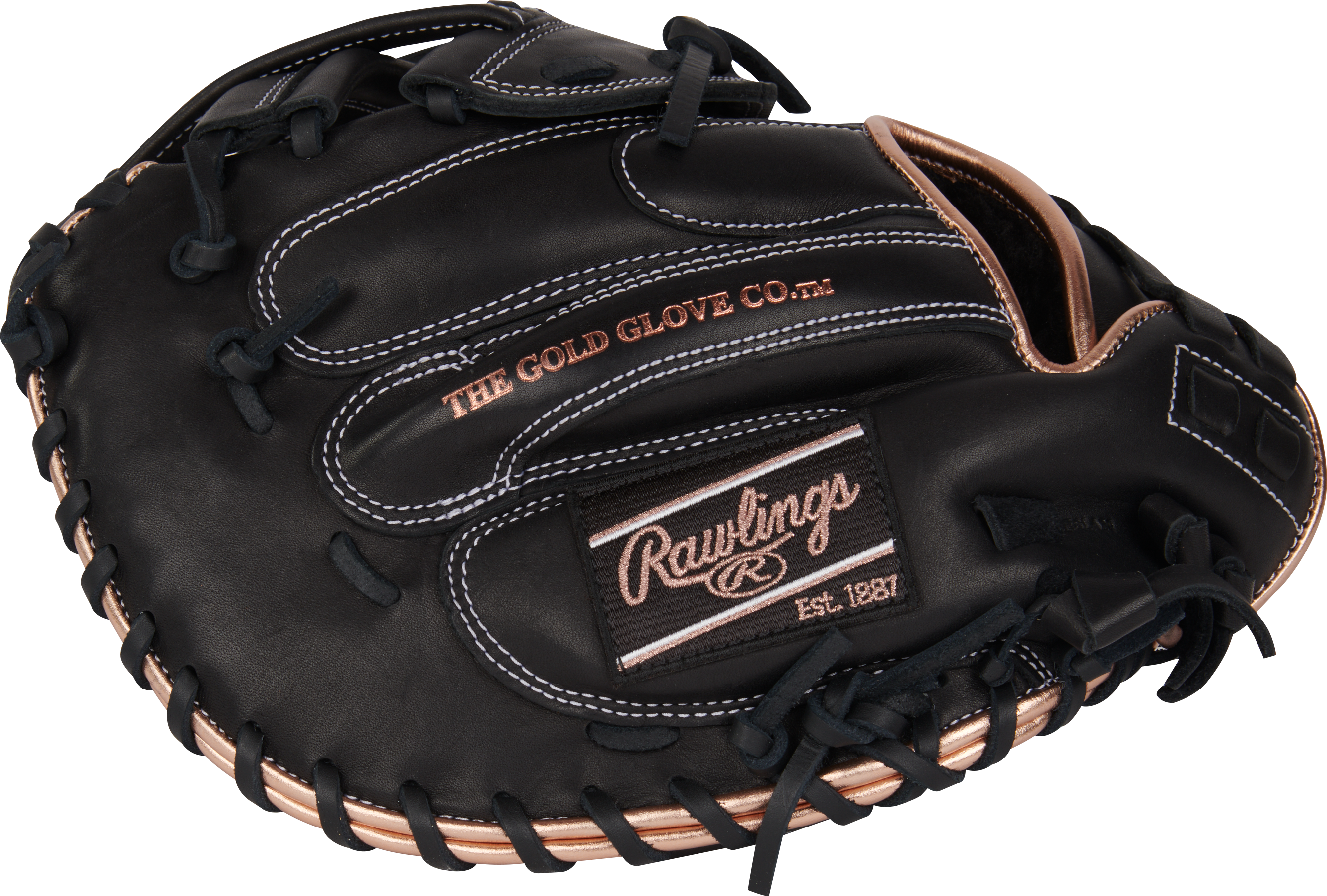 Rawlings R9 Series Catchers Mitt 33-Inch Softball Glove - Right Hand Thrower - Black
