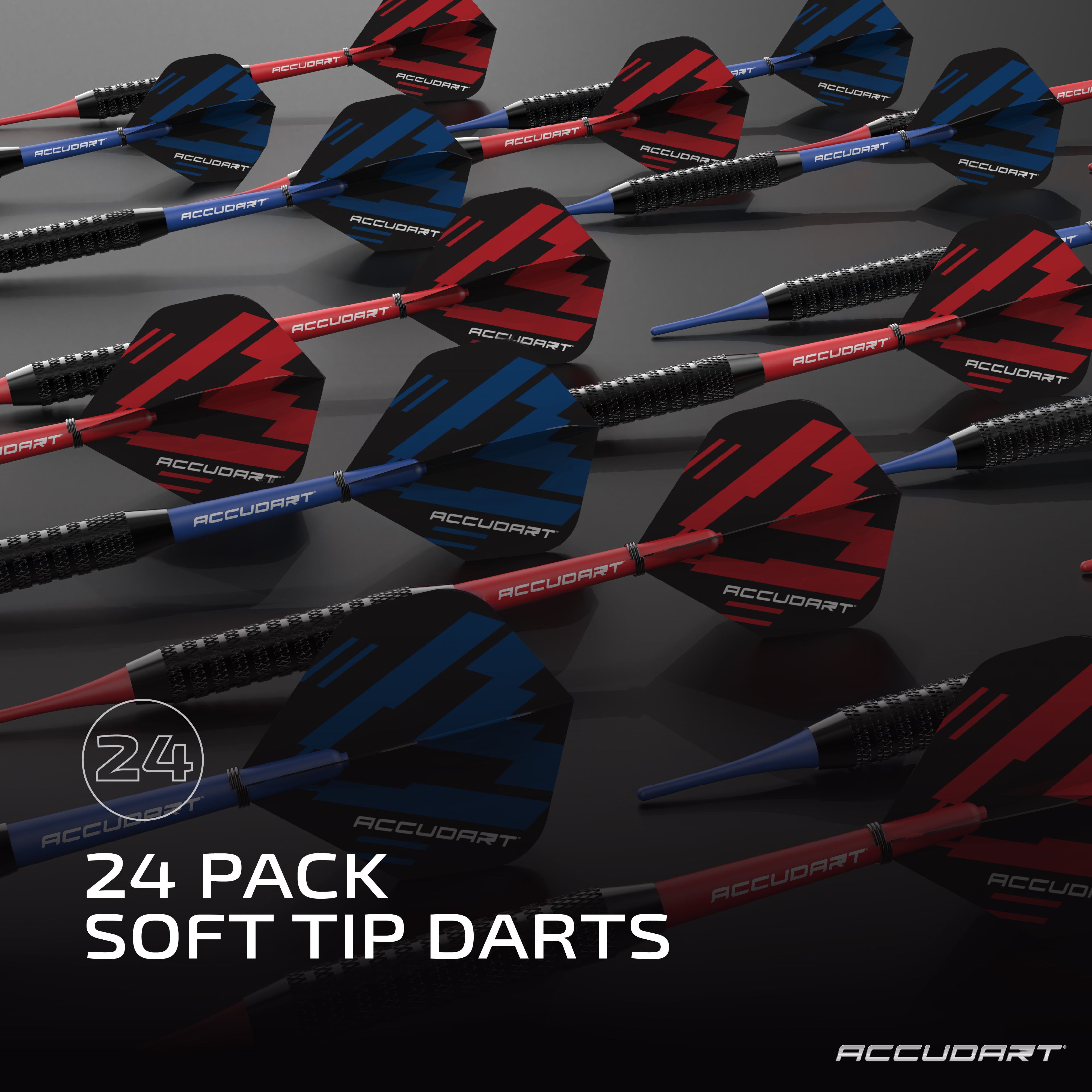 Accudart 24 Dart Soft Tip Multi-Pack