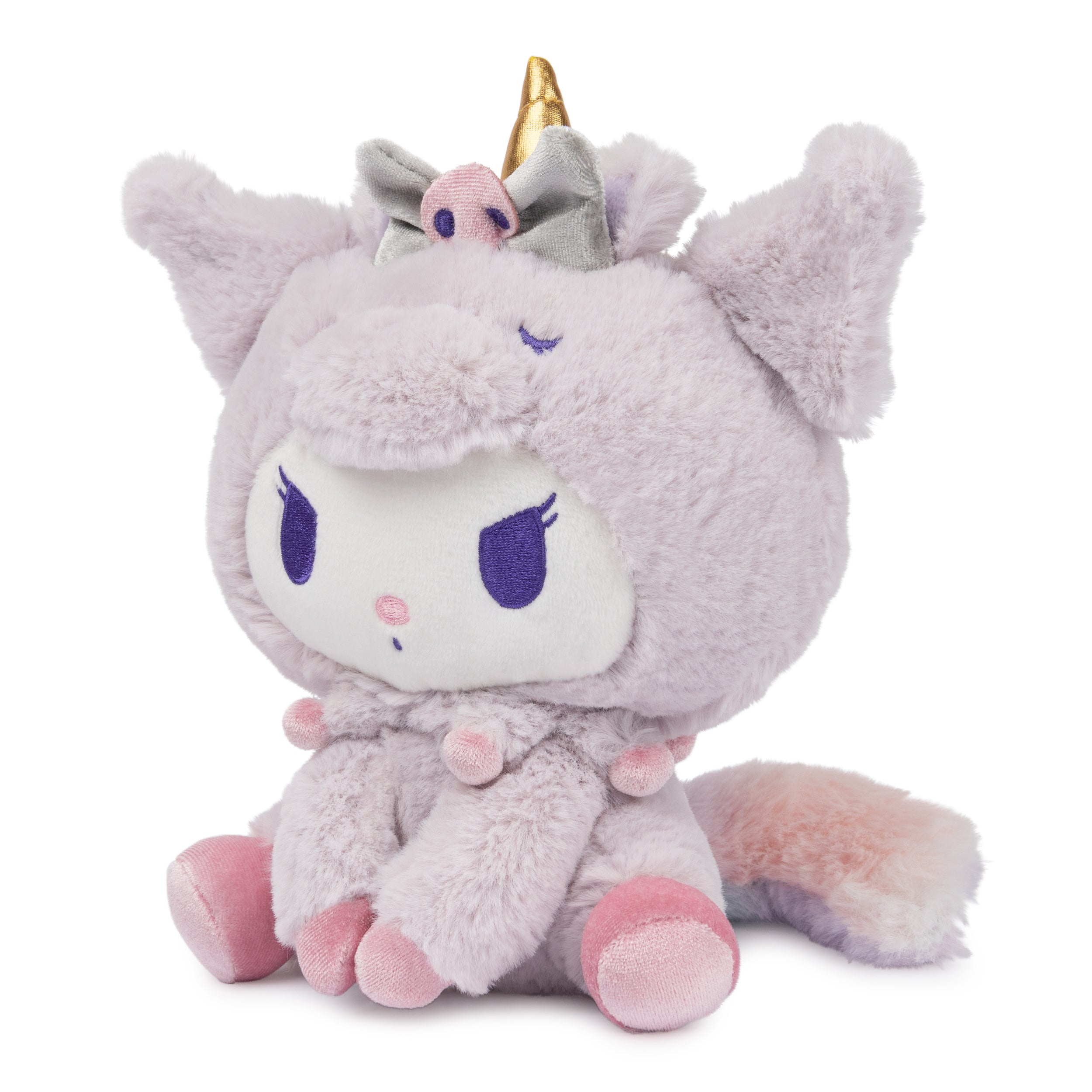GUND Sanrio Kuromi Unicorn Plush Toy, Premium Stuffed Animal for Ages 1 and Up, Purple, 6”
