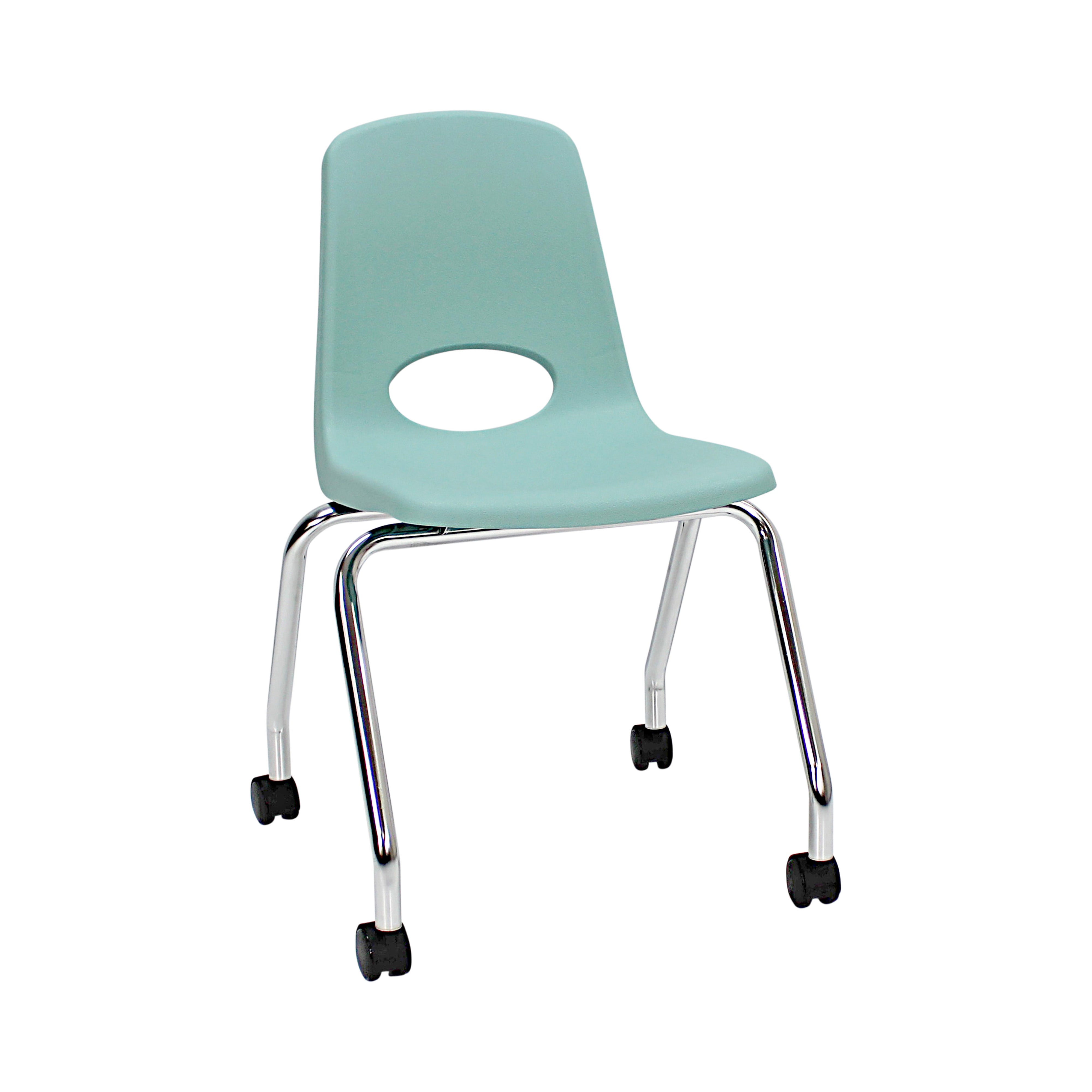 18" Mobile Chair with Casters - Seafoam