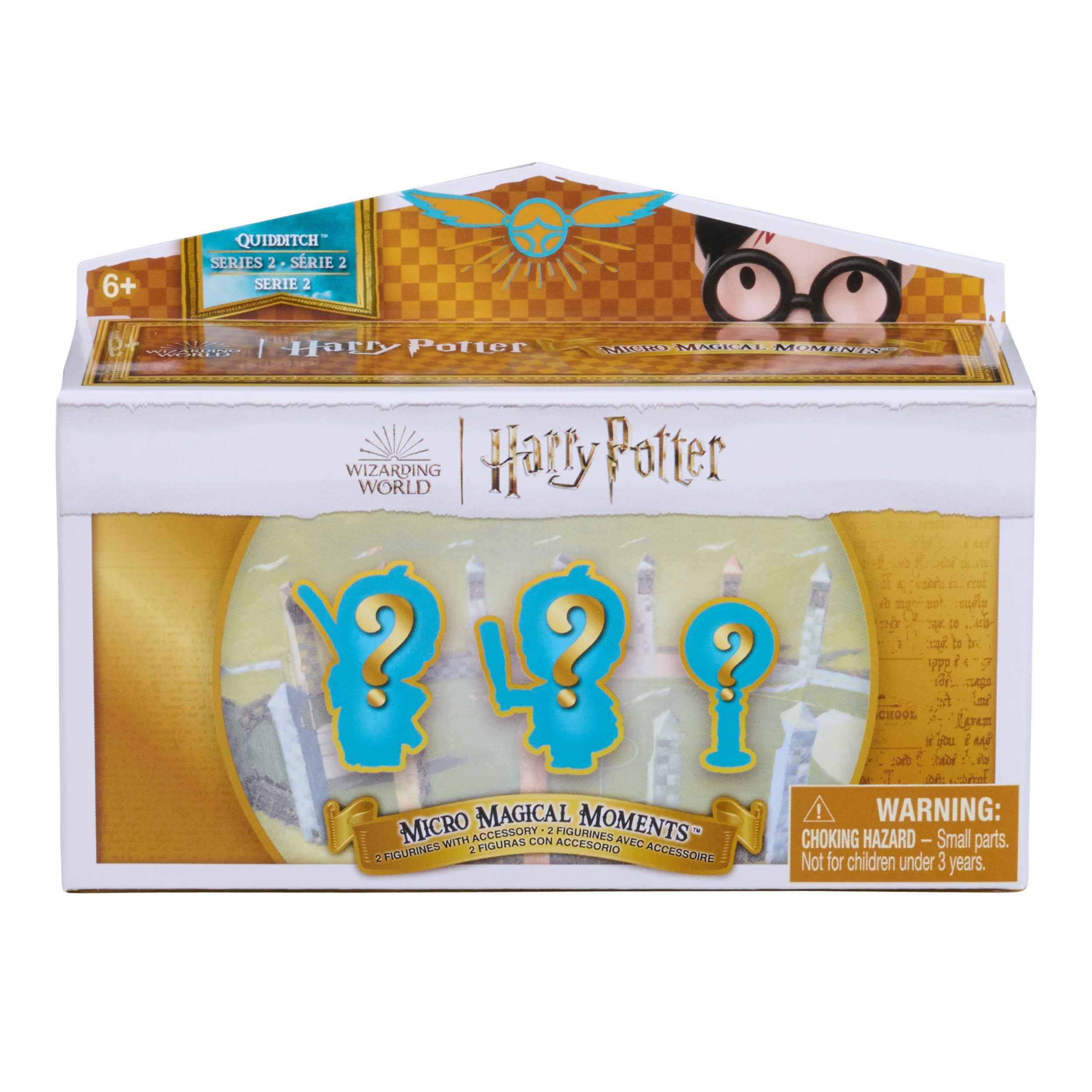 Wizarding World Harry Potter, Micro Magical Moments, Series 2, Quidditch 2-Pack Surprise Blind Box Figures Styles May Vary, 1.5-inch, Kids Toys for Ages 6 and up
