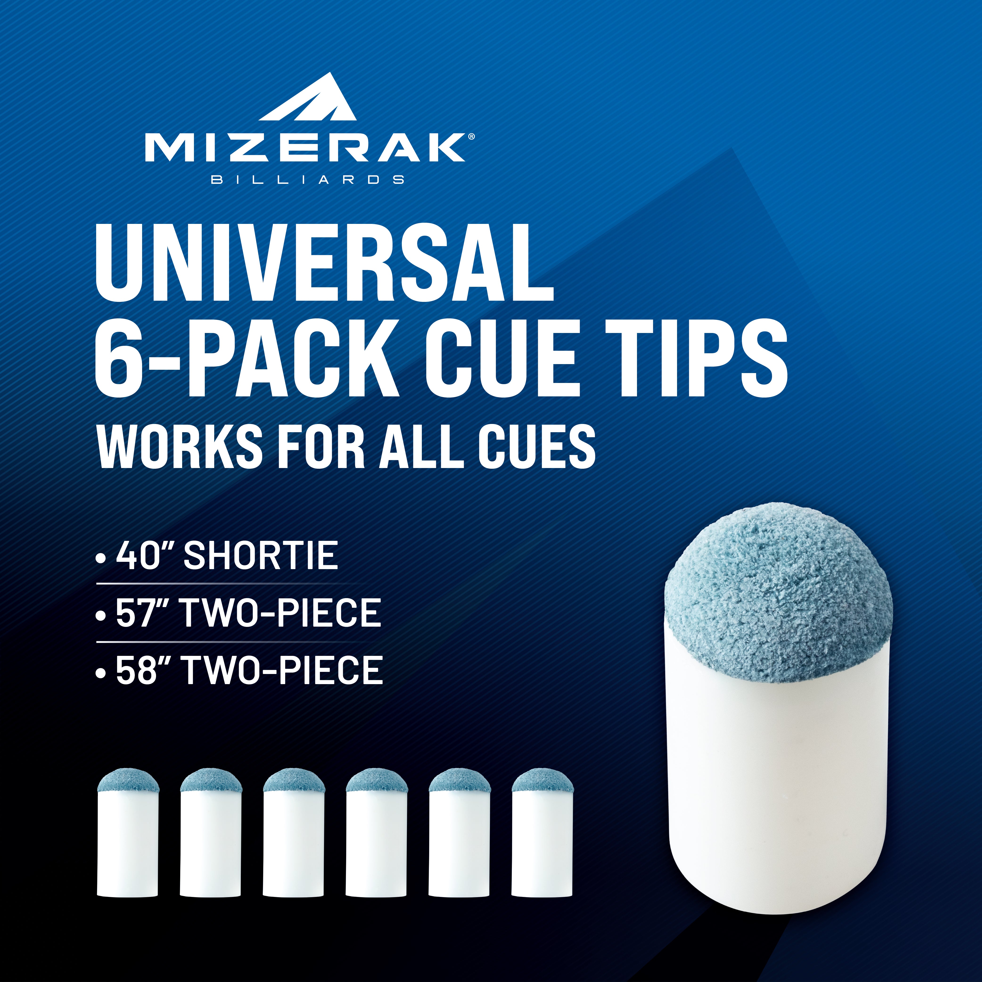Cue Tip Replacements, 12mm/13mm
