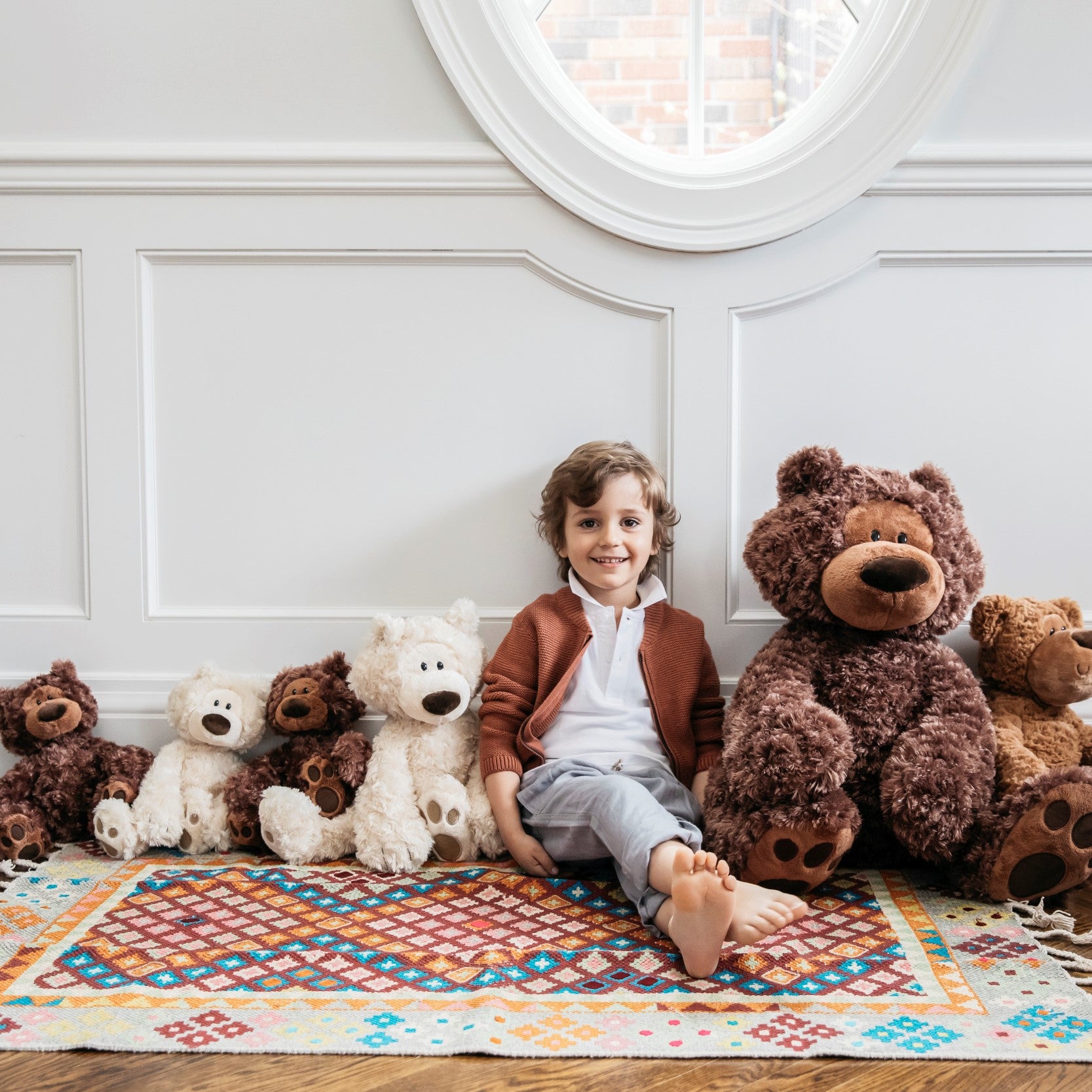 GUND Philbin Classic Teddy Bear, Premium Stuffed Animal for Ages 1 and Up, Chocolate Brown, 12”