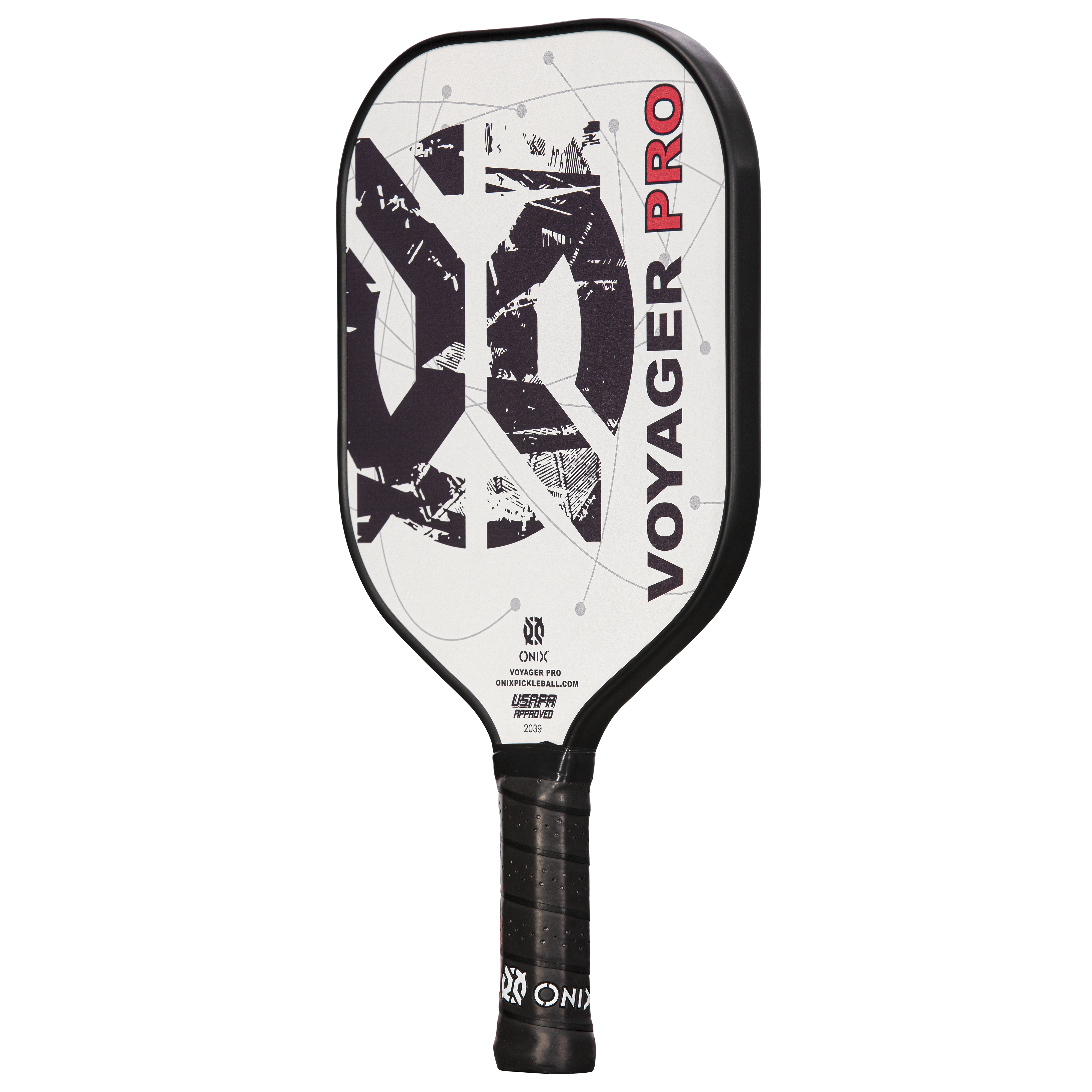 ONIX Voyager Pro Pickleball Paddle with Premium-Coated Graphite Face and Precision-Cut Polypropylene For Incredible Touch