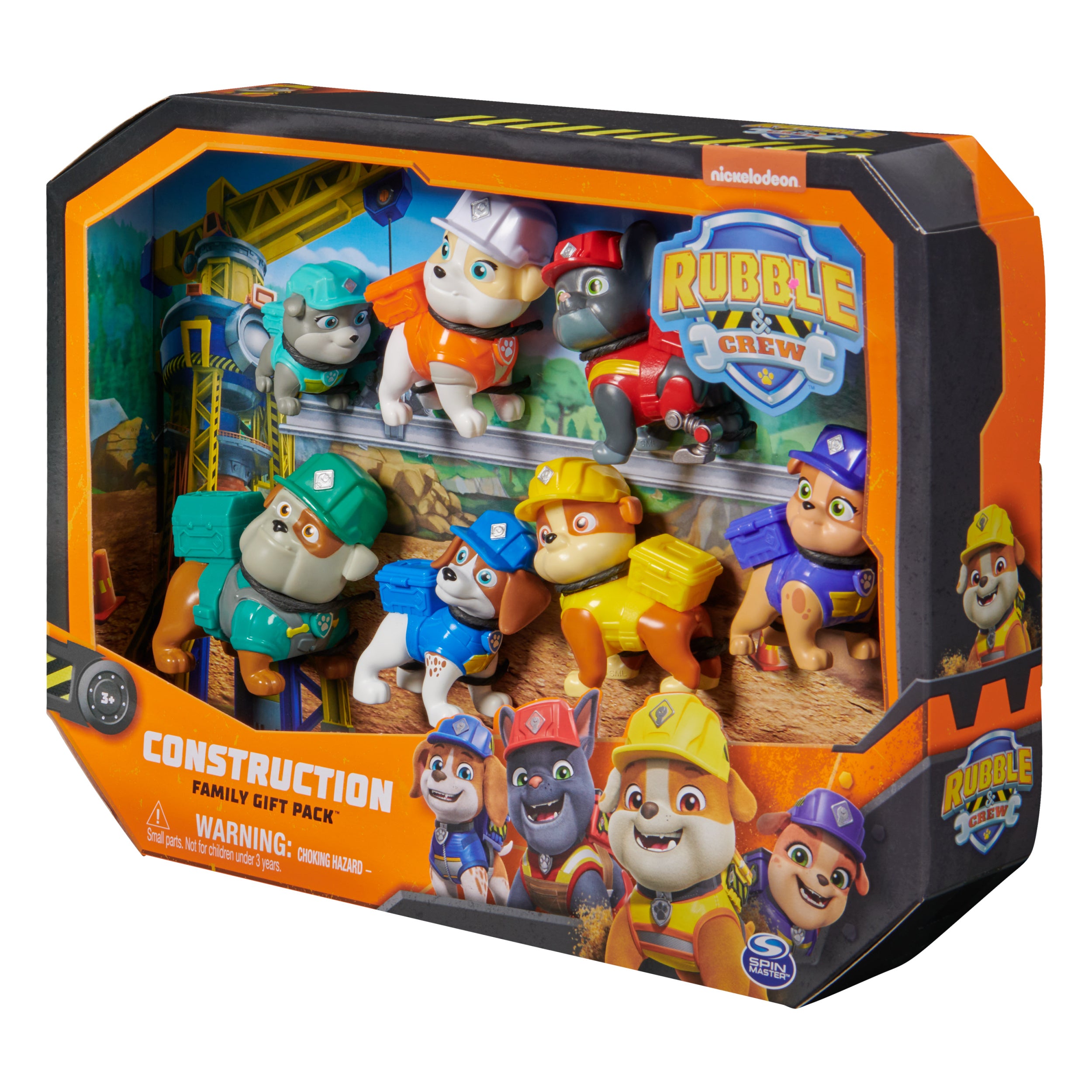 Rubble & Crew, Toy Figures Gift Pack, with 7 Collectible Action Figures, Kids Toys for Boys & Girls Ages 3+